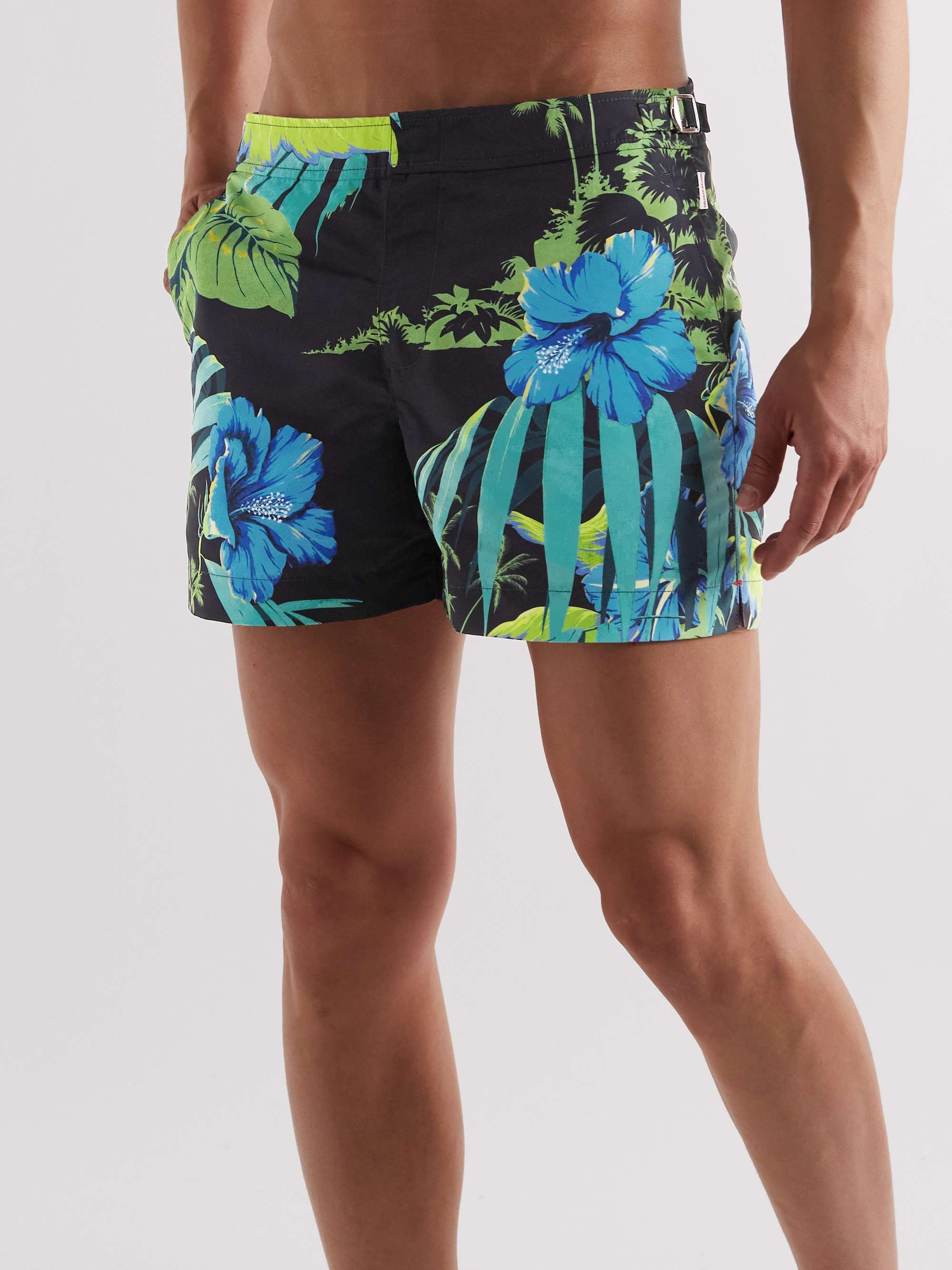 ORLEBAR BROWN Setter Slim-Fit Short-Length Printed Swim Shorts