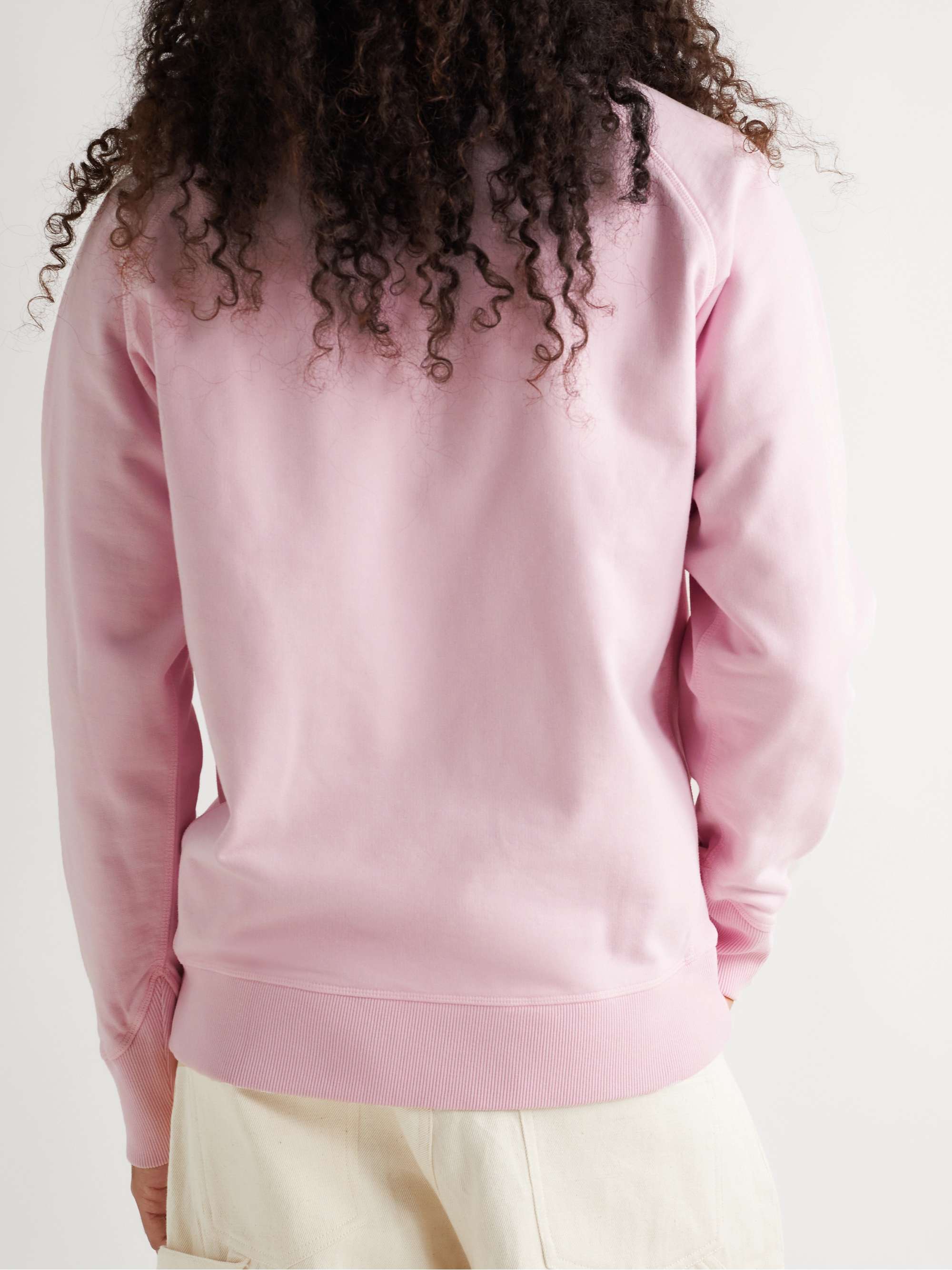 ORLEBAR BROWN Watkins Garment-Dyed Cotton-Jersey Sweatshirt