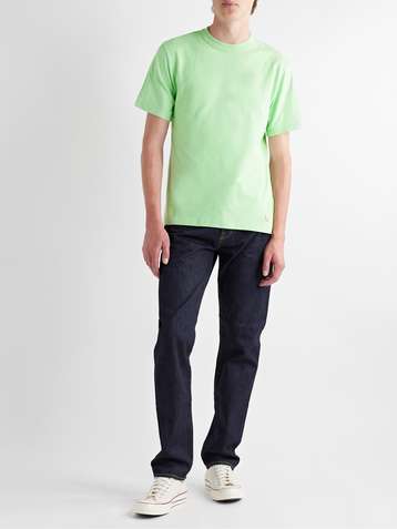 MERAKI Men's Slim Fit Crew Neck T-Shirt Organic Cotton