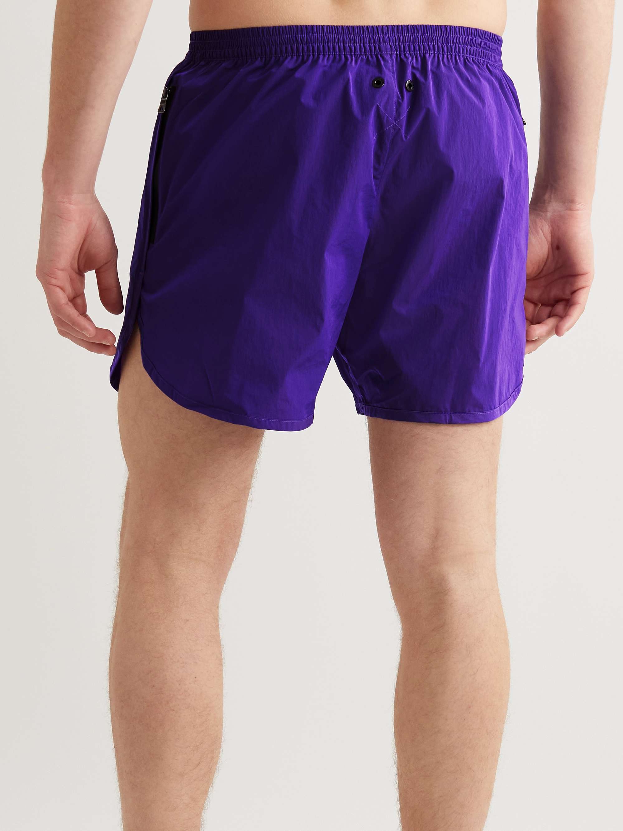 TRUE TRIBE Wild Steve Straight-Leg Mid-Length Iridescent ECONYL Swim Shorts