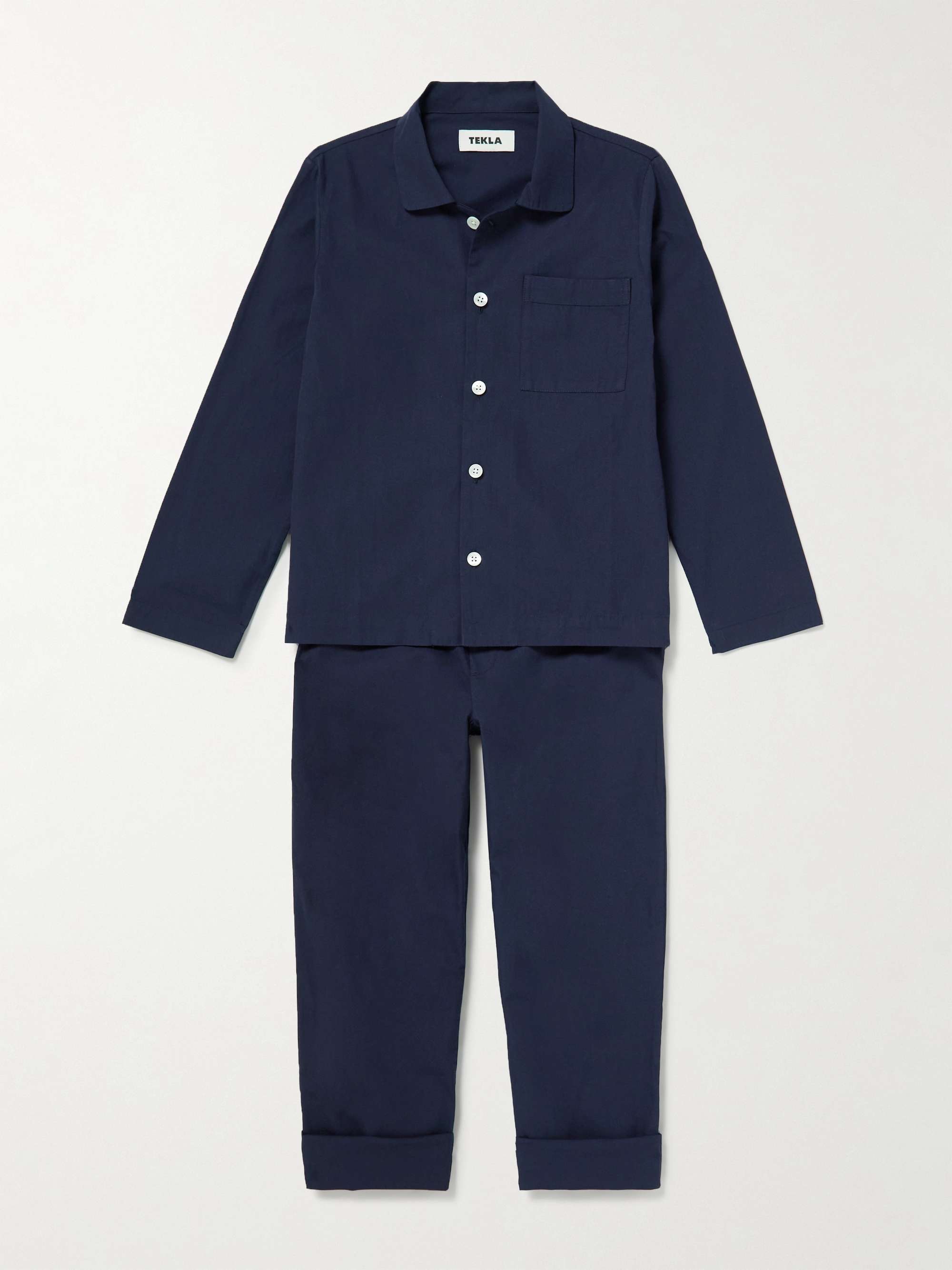 TEKLA KIDS Organic Cotton-Poplin Pyjama Set