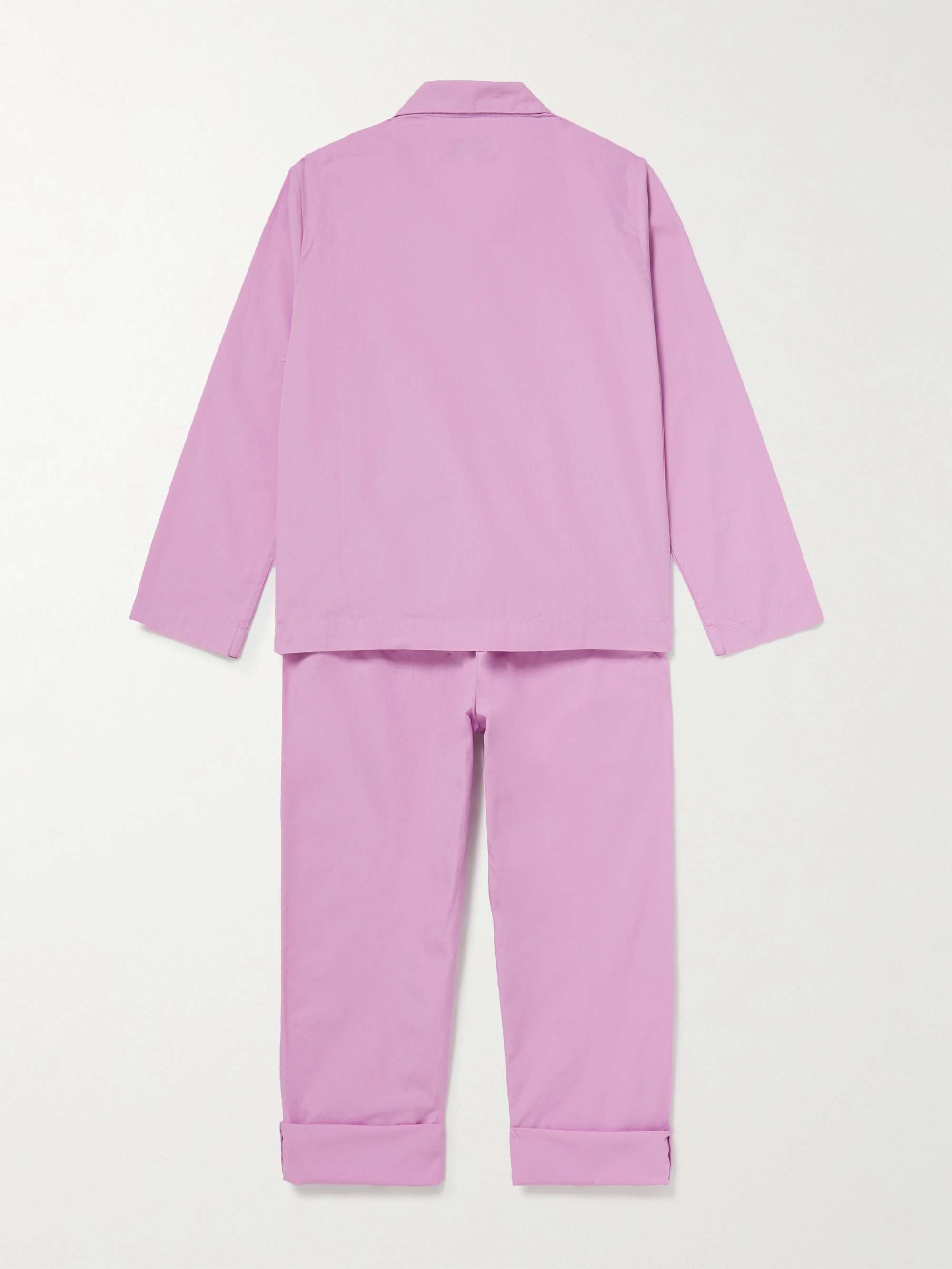 TEKLA KIDS Organic Cotton-Poplin Pyjama Set