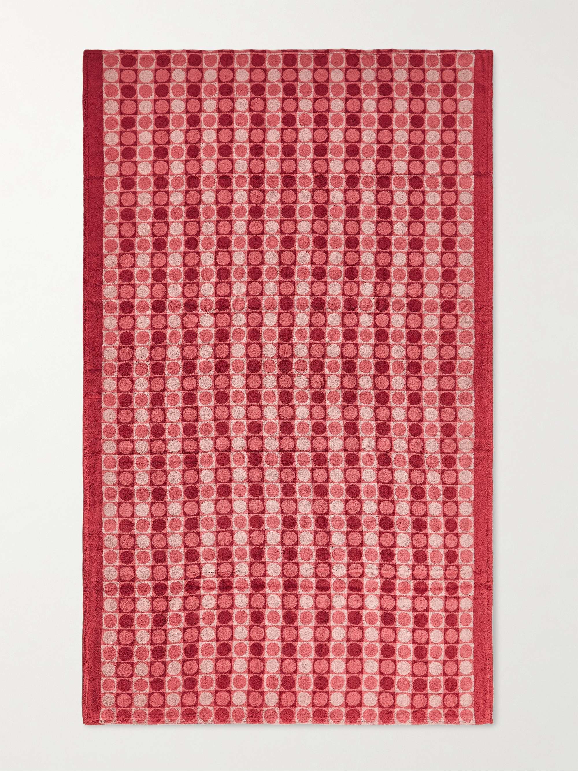 CLEVERLY LAUNDRY Cotton-Terry Jacquard Beach Towel