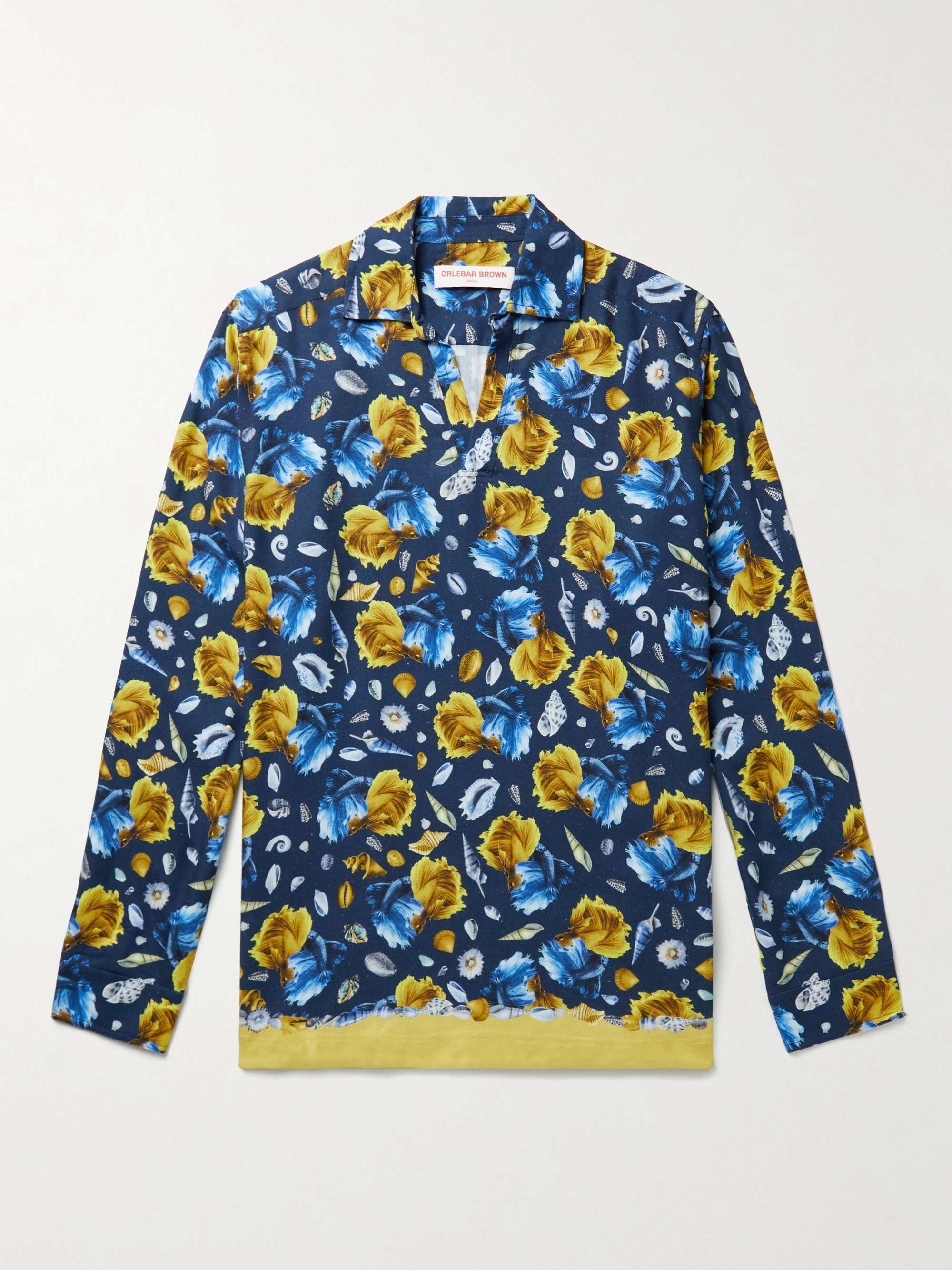 ORLEBAR BROWN Club Tropicana Ridley Printed Woven Shirt