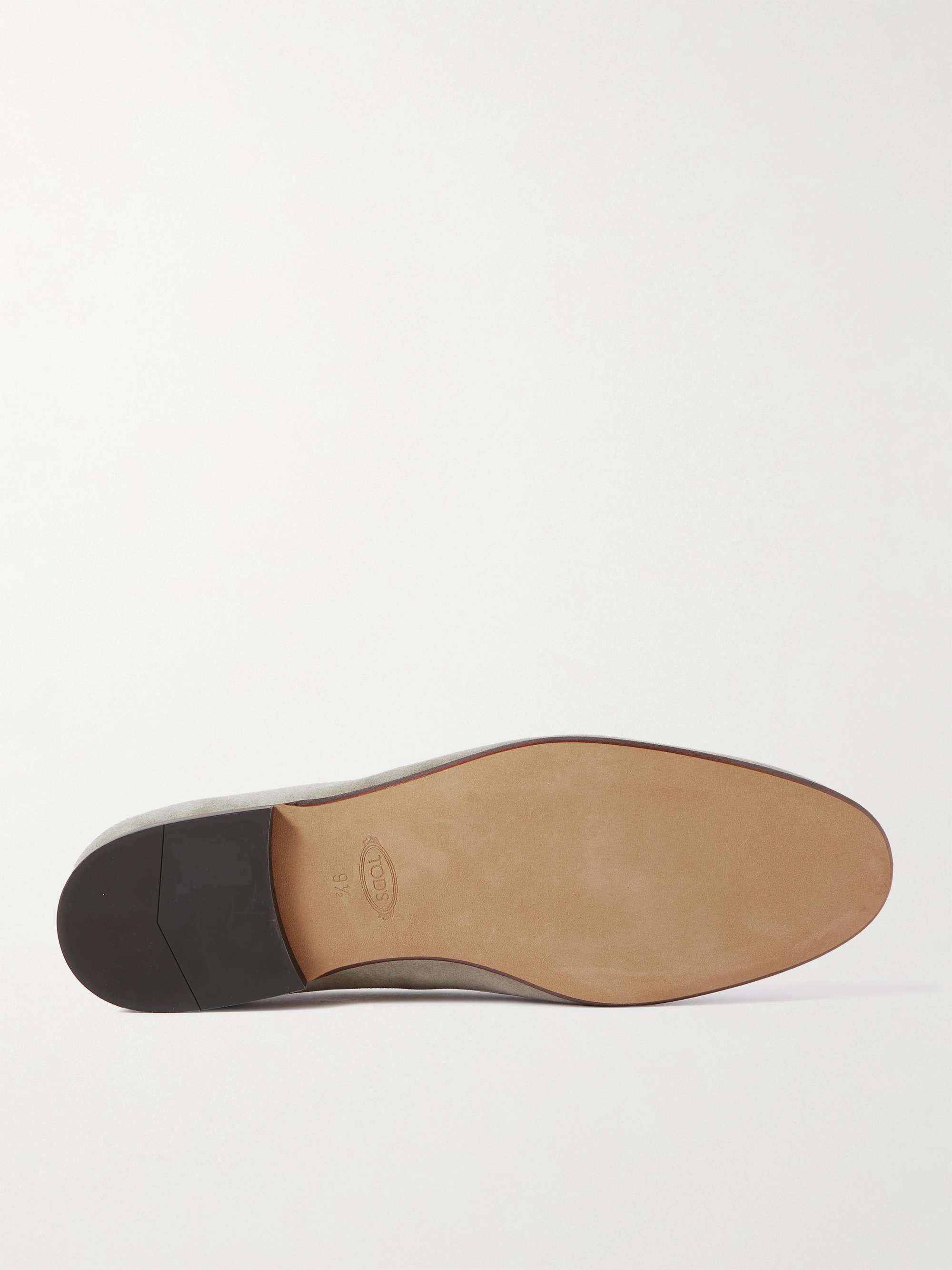 TOD'S Suede Penny Loafers