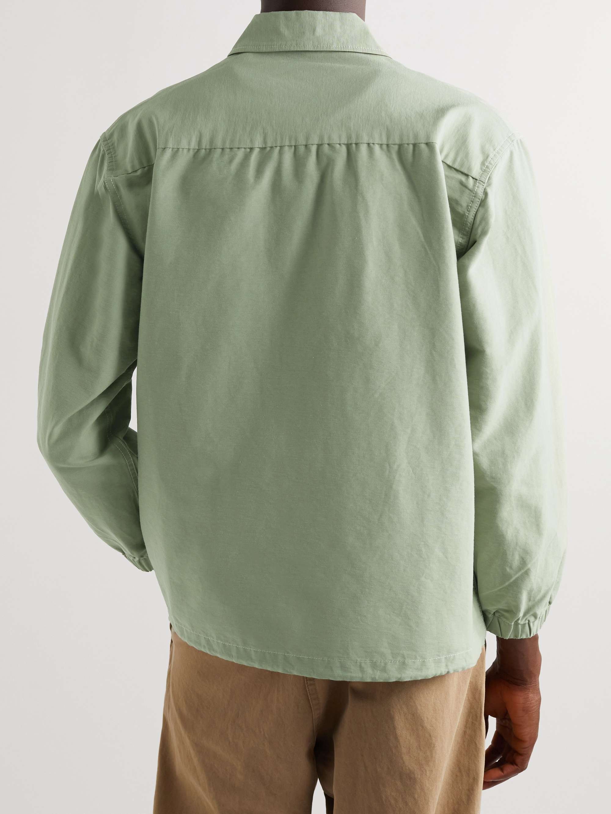 SNOW PEAK Logo-Embroidered Cotton and Nylon-Blend Jacket