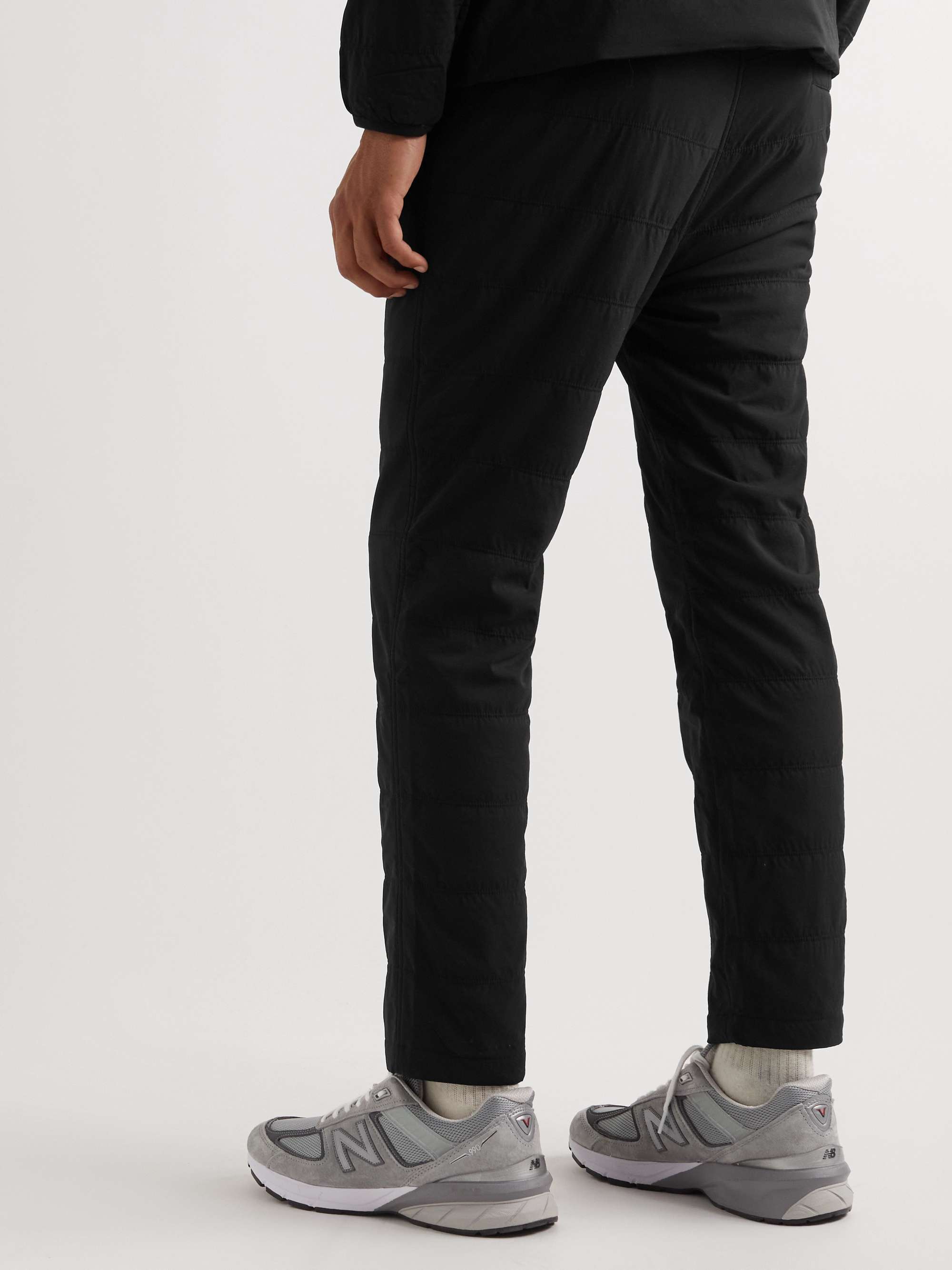 SNOW PEAK Slim-Fit Tapered Quilted Shell Trousers
