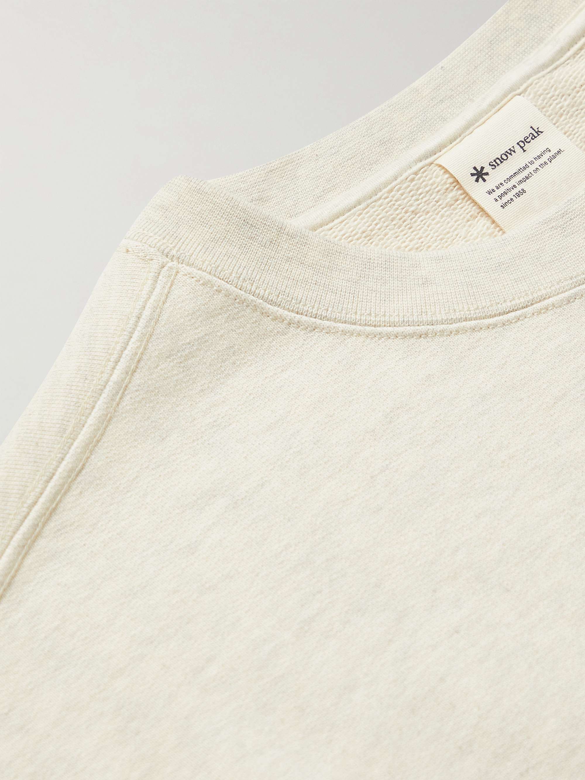 SNOW PEAK Recycled Cotton-Jersey Sweatshirt