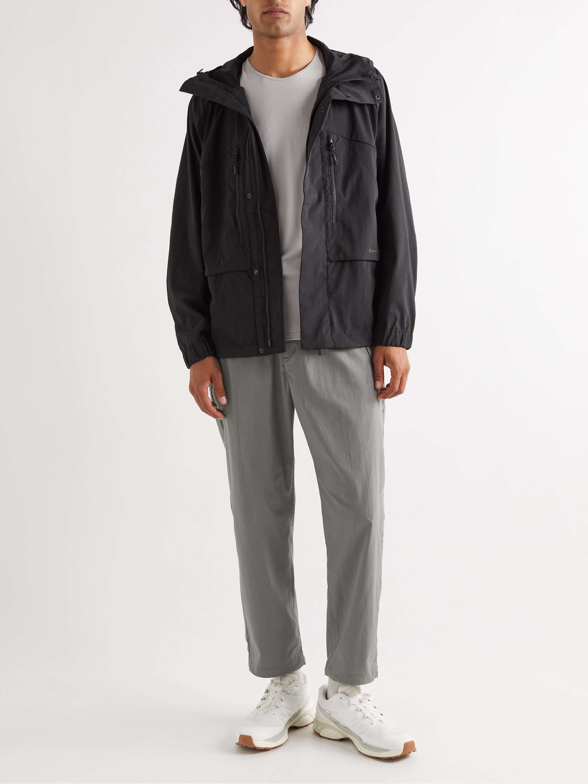 SNOW PEAK Straight-Leg Belted Ripstop Trousers