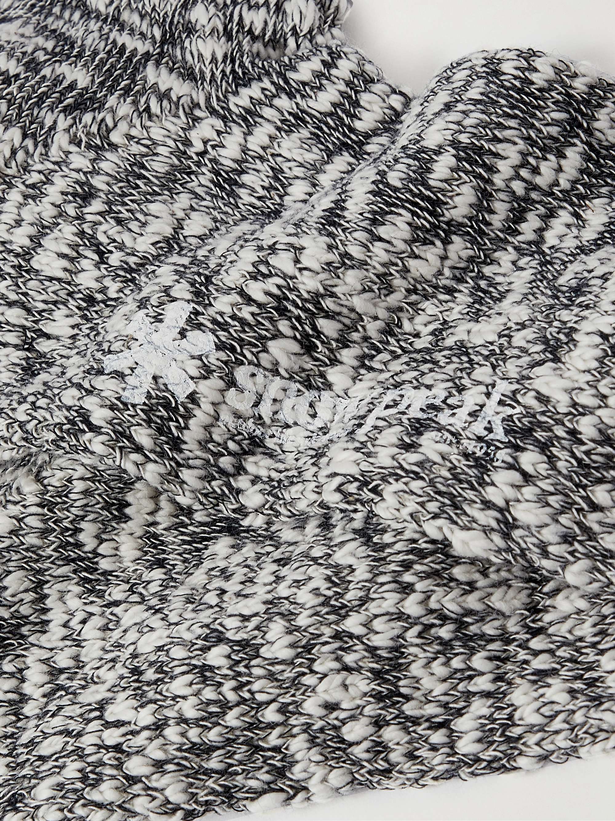 SNOW PEAK Garagara Cotton-Blend Socks