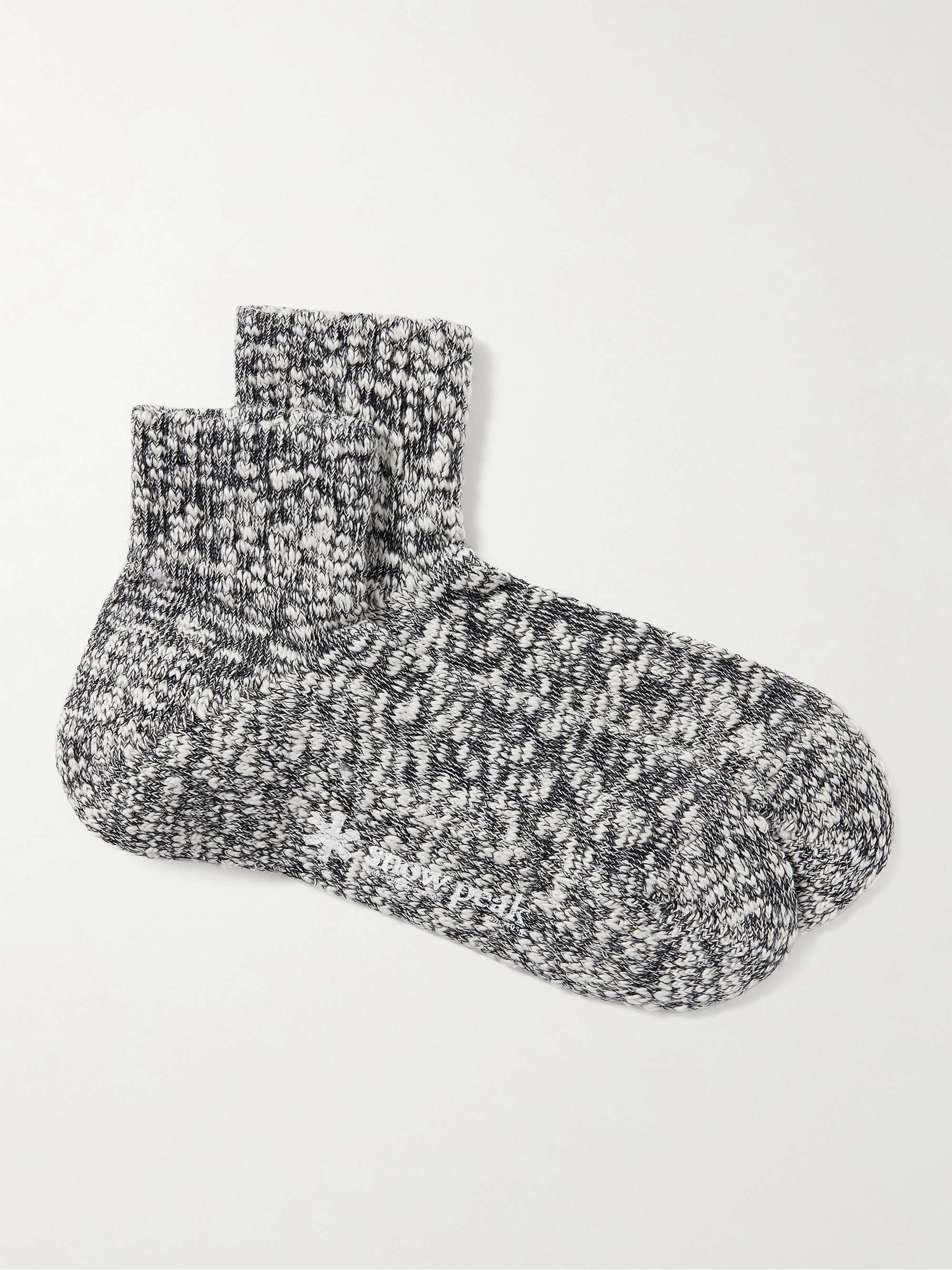 SNOW PEAK Garagara Cotton-Blend Socks