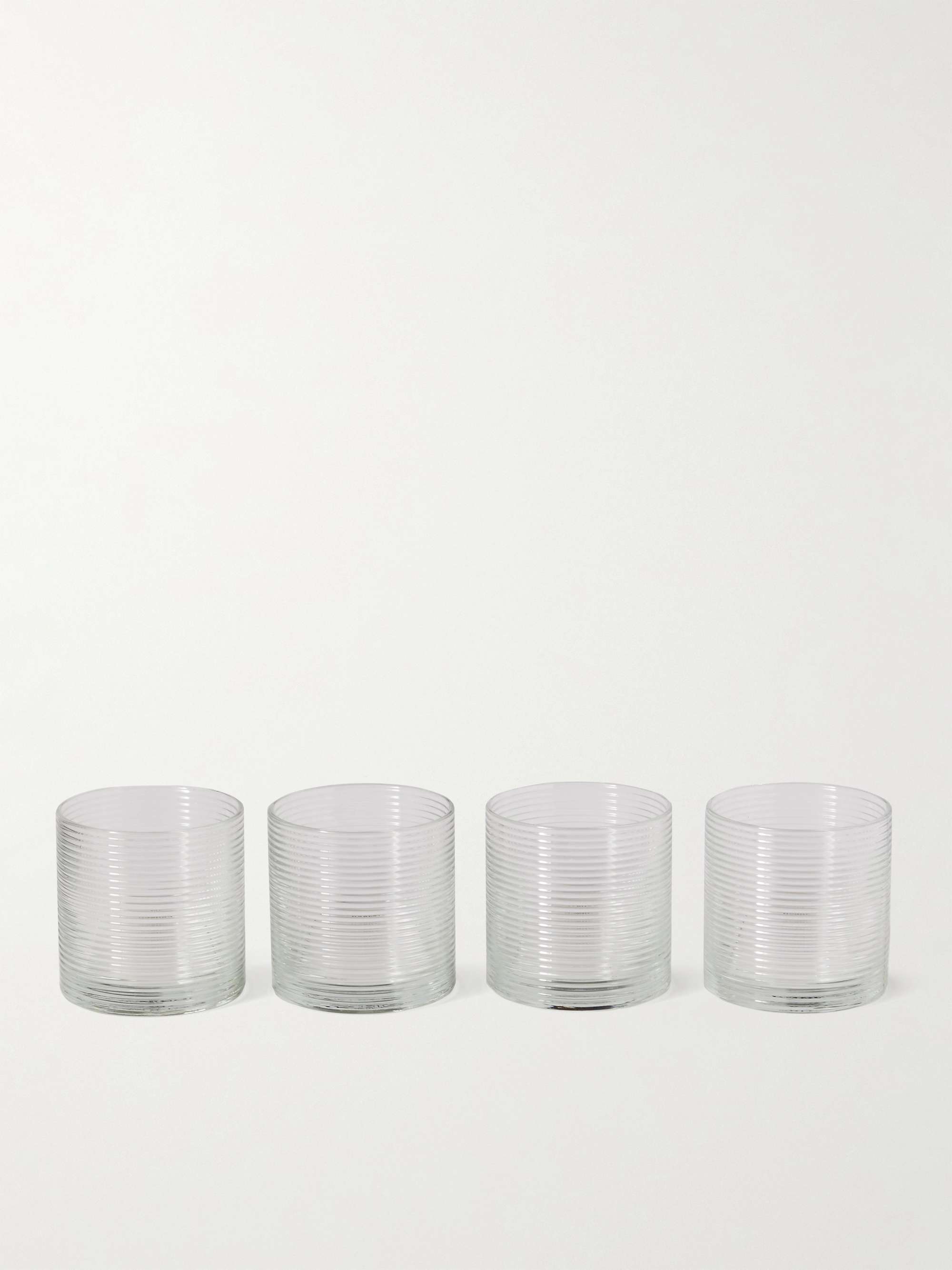 THE CONRAN SHOP Set of Four Ribbed Tumblers