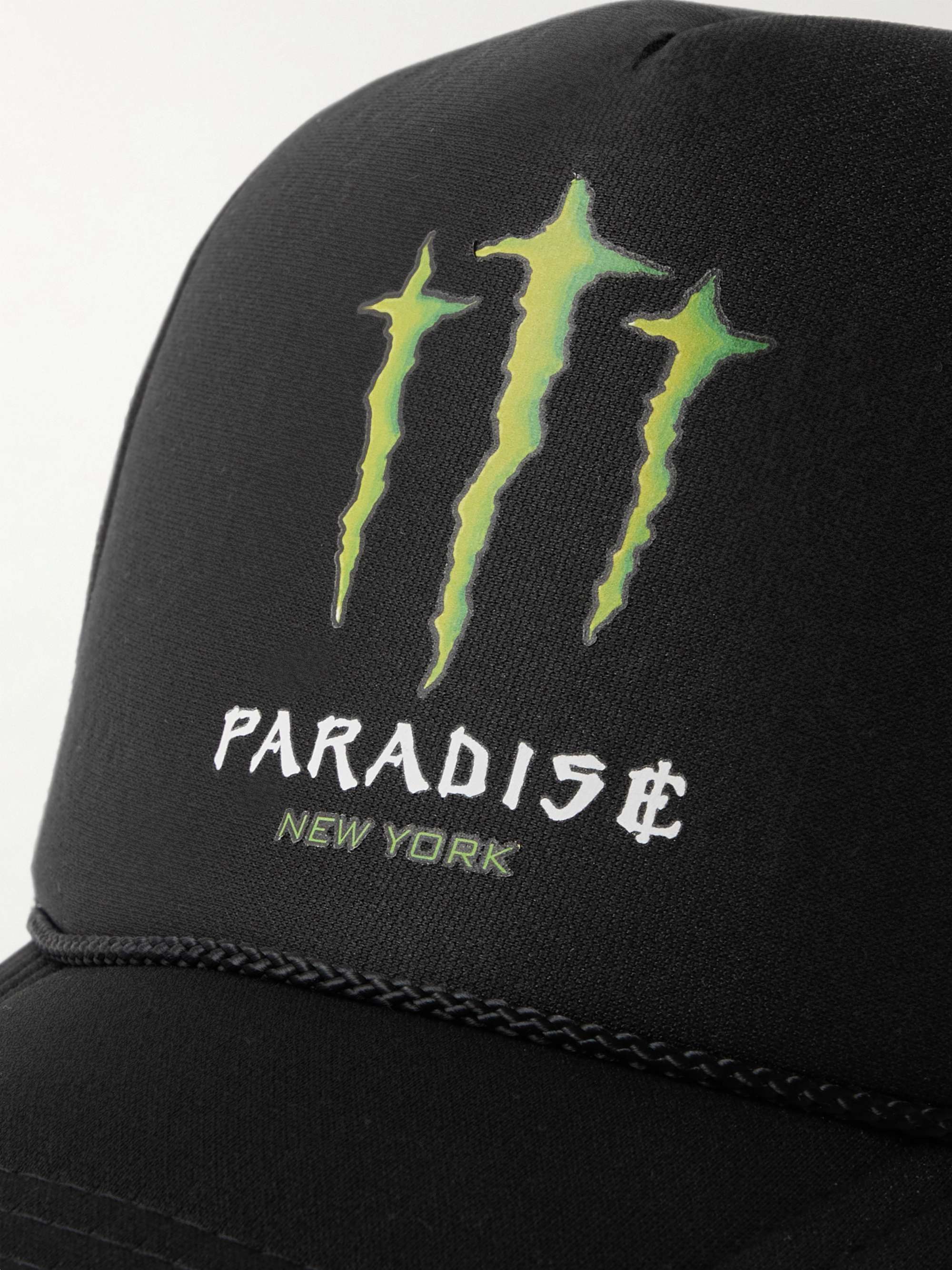 PARADISE Logo-Print Scuba and Mesh Baseball Cap