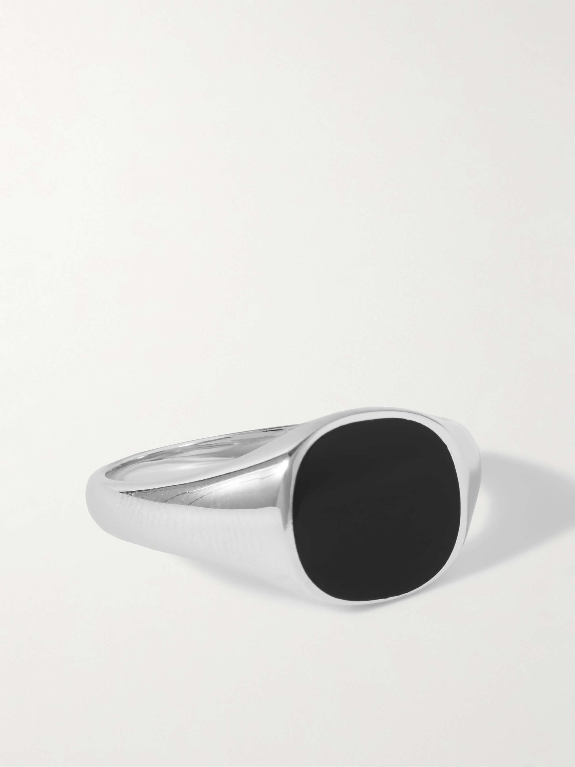 MIANSAI Olympus Silver and Enamel Signet Ring