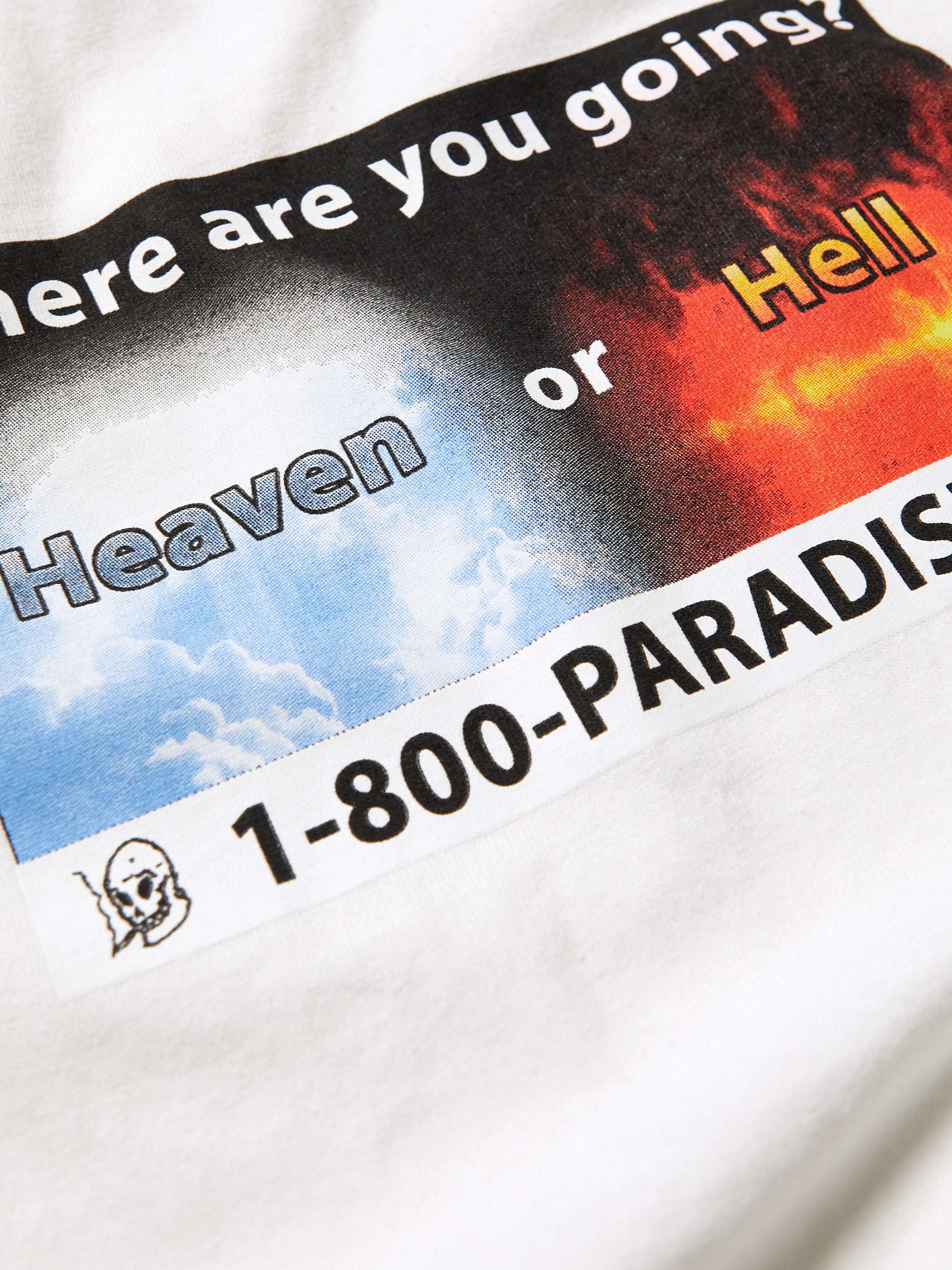PARADISE Where Are You Going Printed Cotton-Jersey T-Shirt