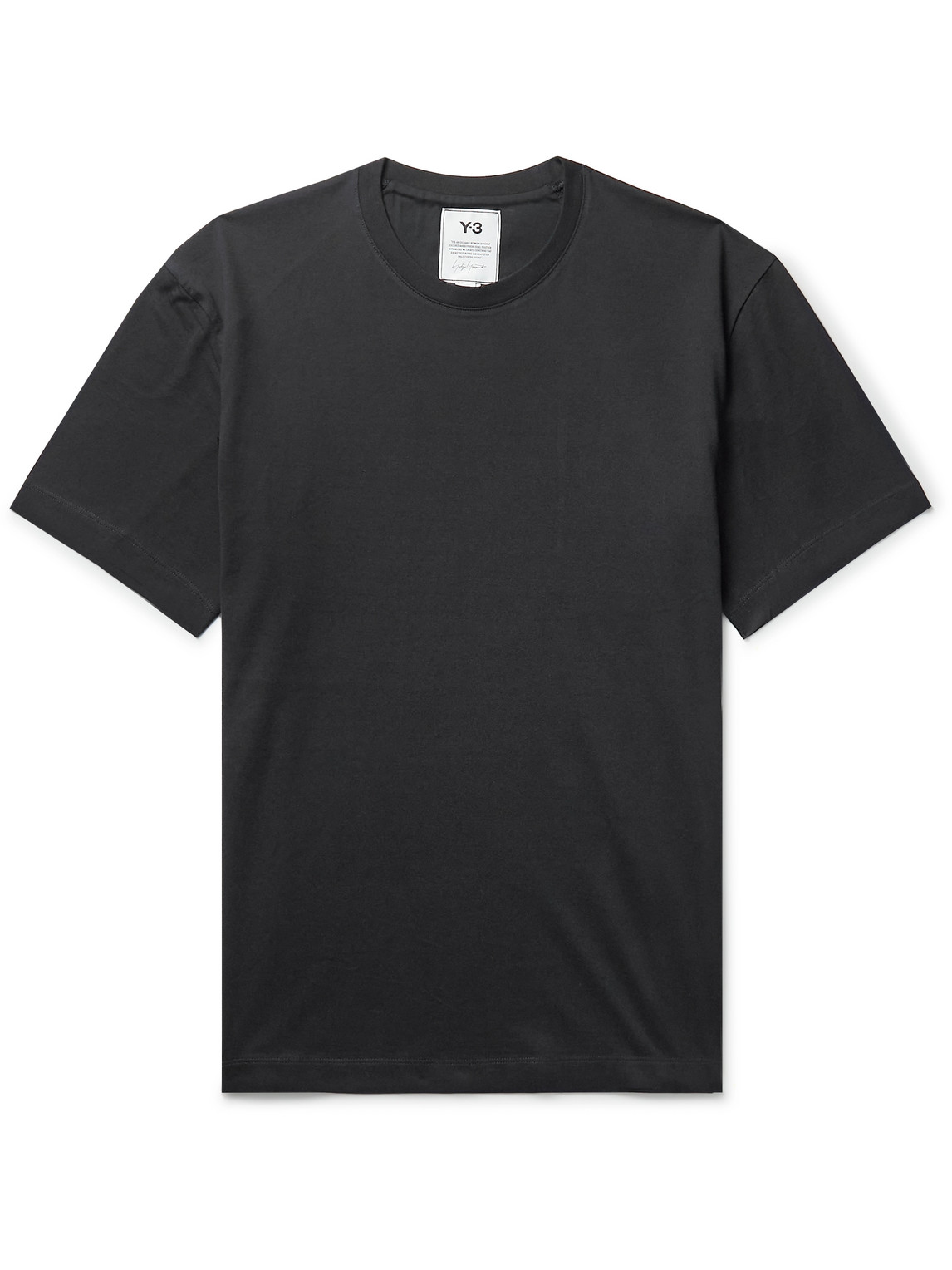 Y-3 Logo-Print Cotton-Jersey T-Shirt