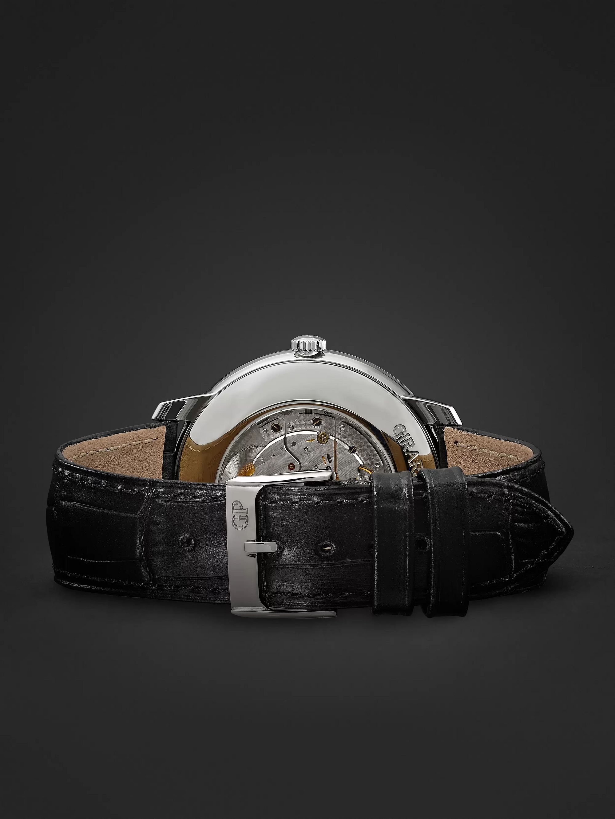 GIRARD-PERREGAUX 1966 Automatic 40mm Stainless Steel and Alligator Watch