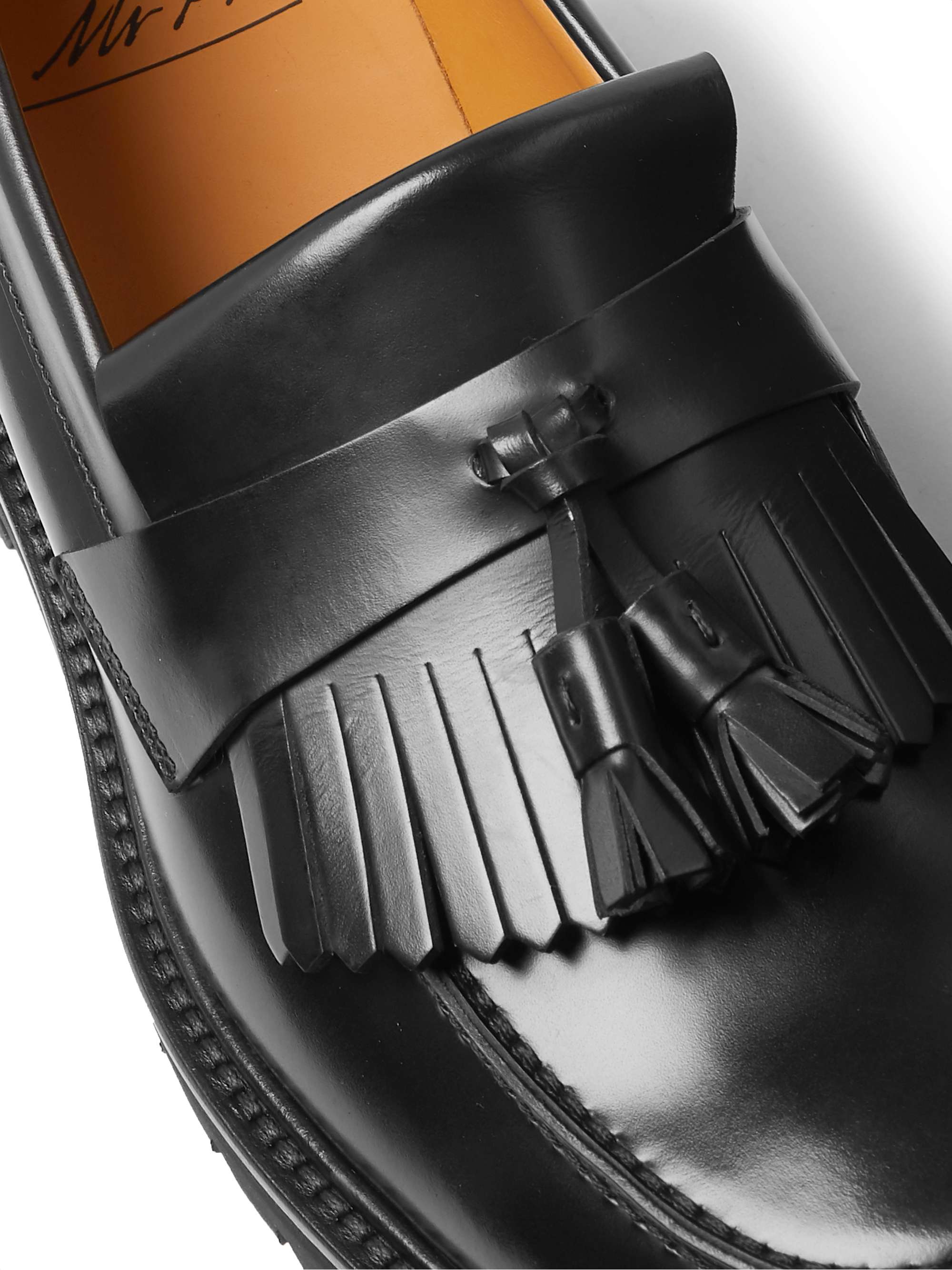 MR P. Jacques Fringed Leather Loafers