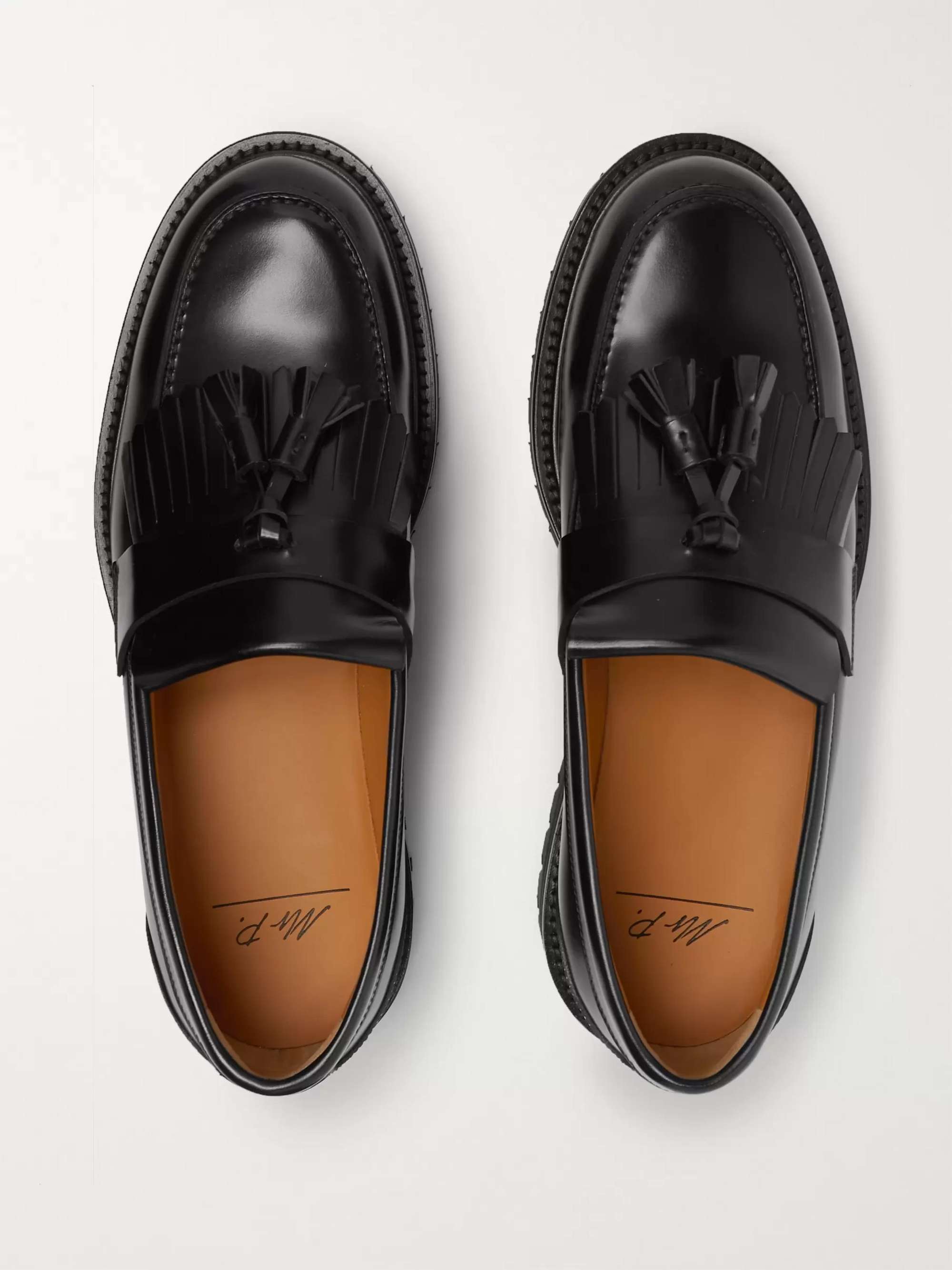 MR P. Jacques Fringed Leather Loafers