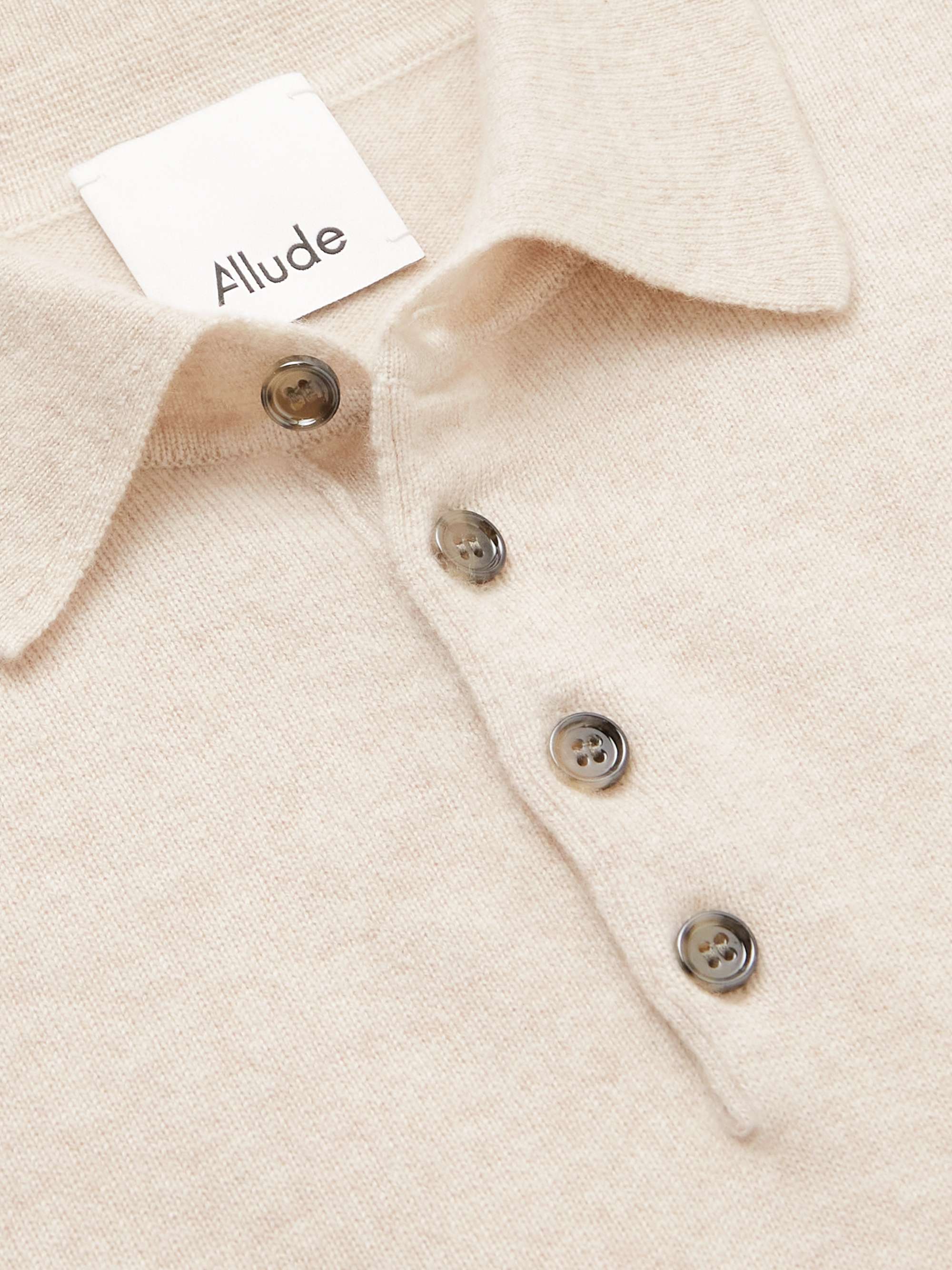 ALLUDE Cashmere Polo Shirt