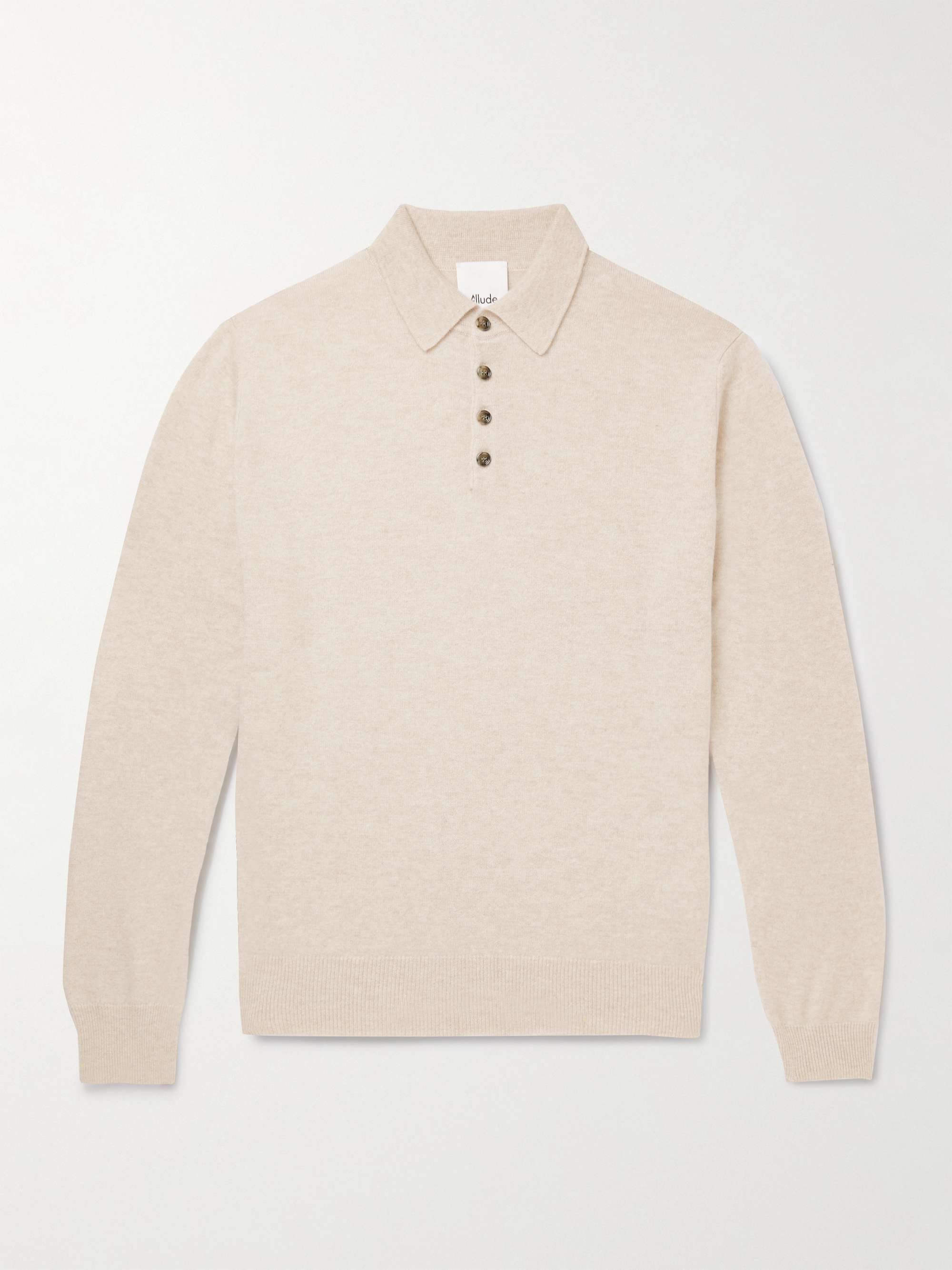 ALLUDE Cashmere Polo Shirt