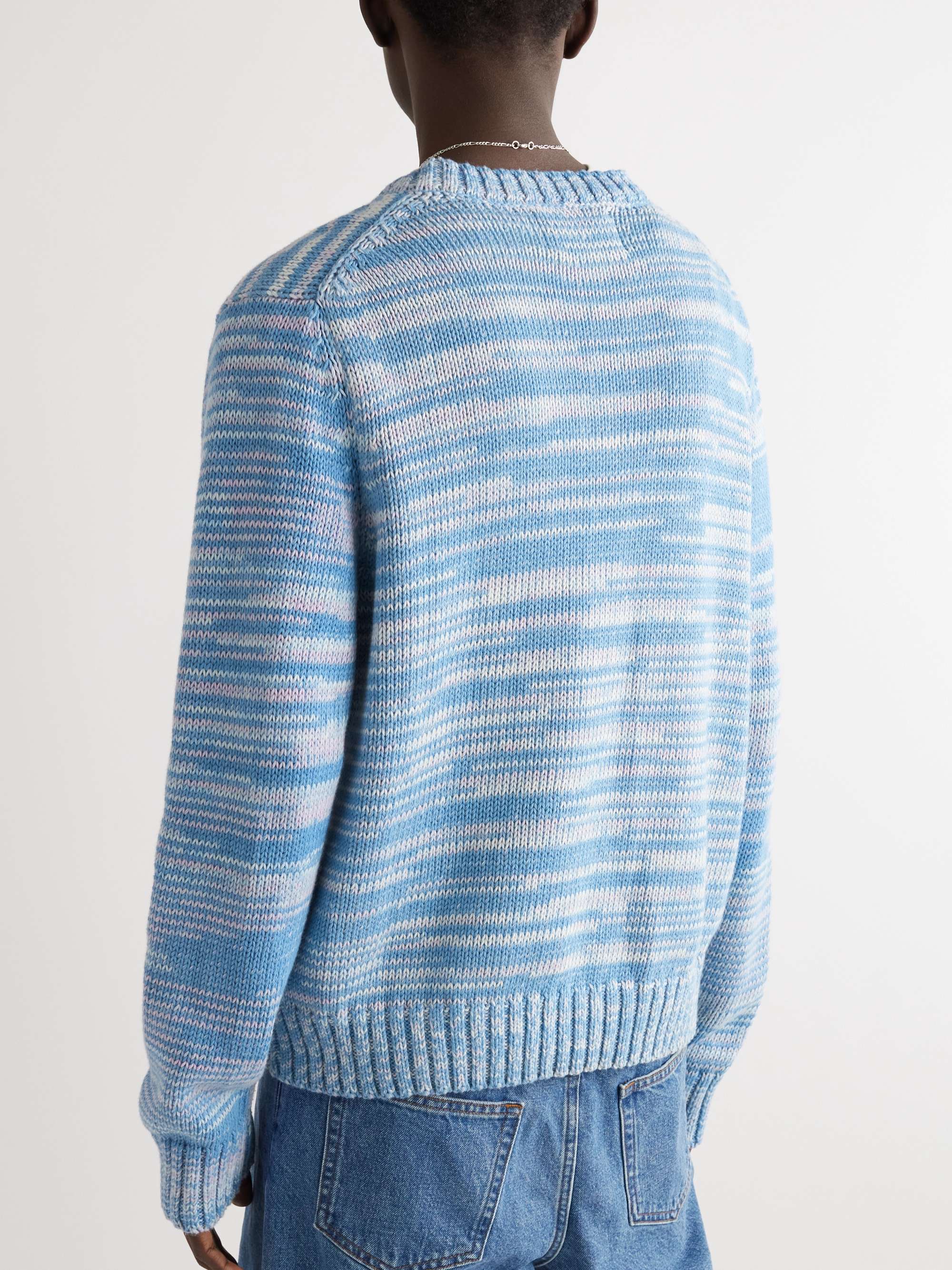 CORRIDOR Space-Dyed Cotton Sweater