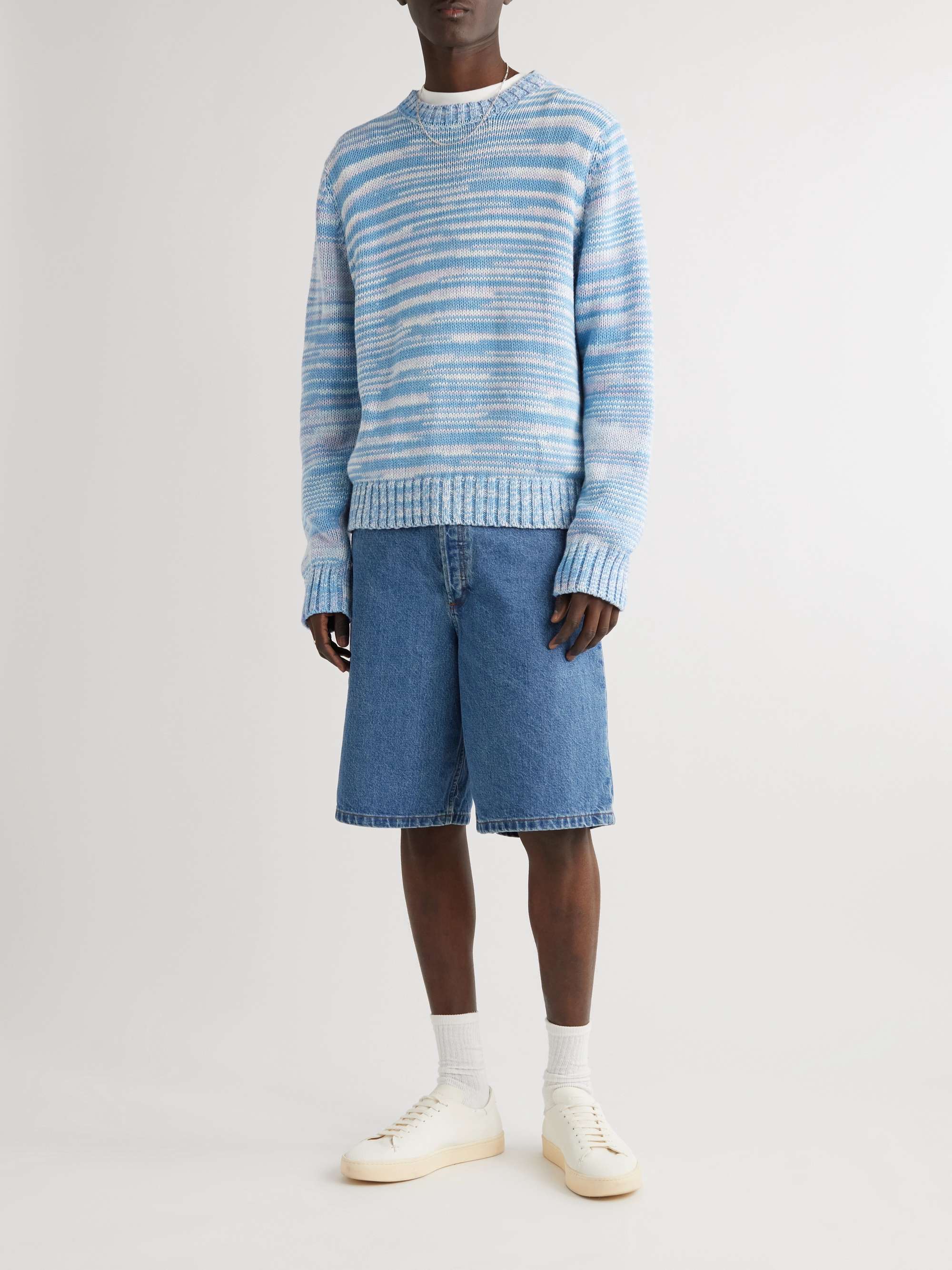 CORRIDOR Space-Dyed Cotton Sweater