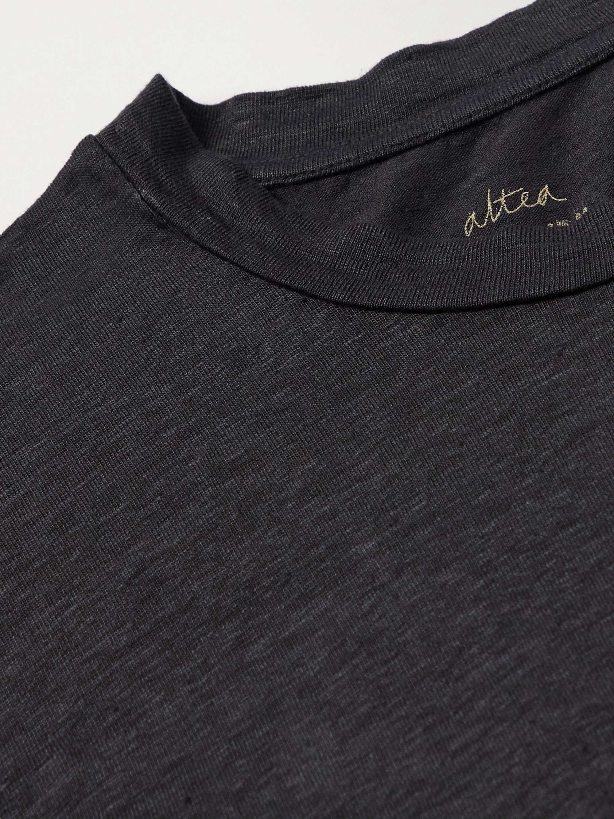 ALTEA Lewis Stretch-Linen T-Shirt