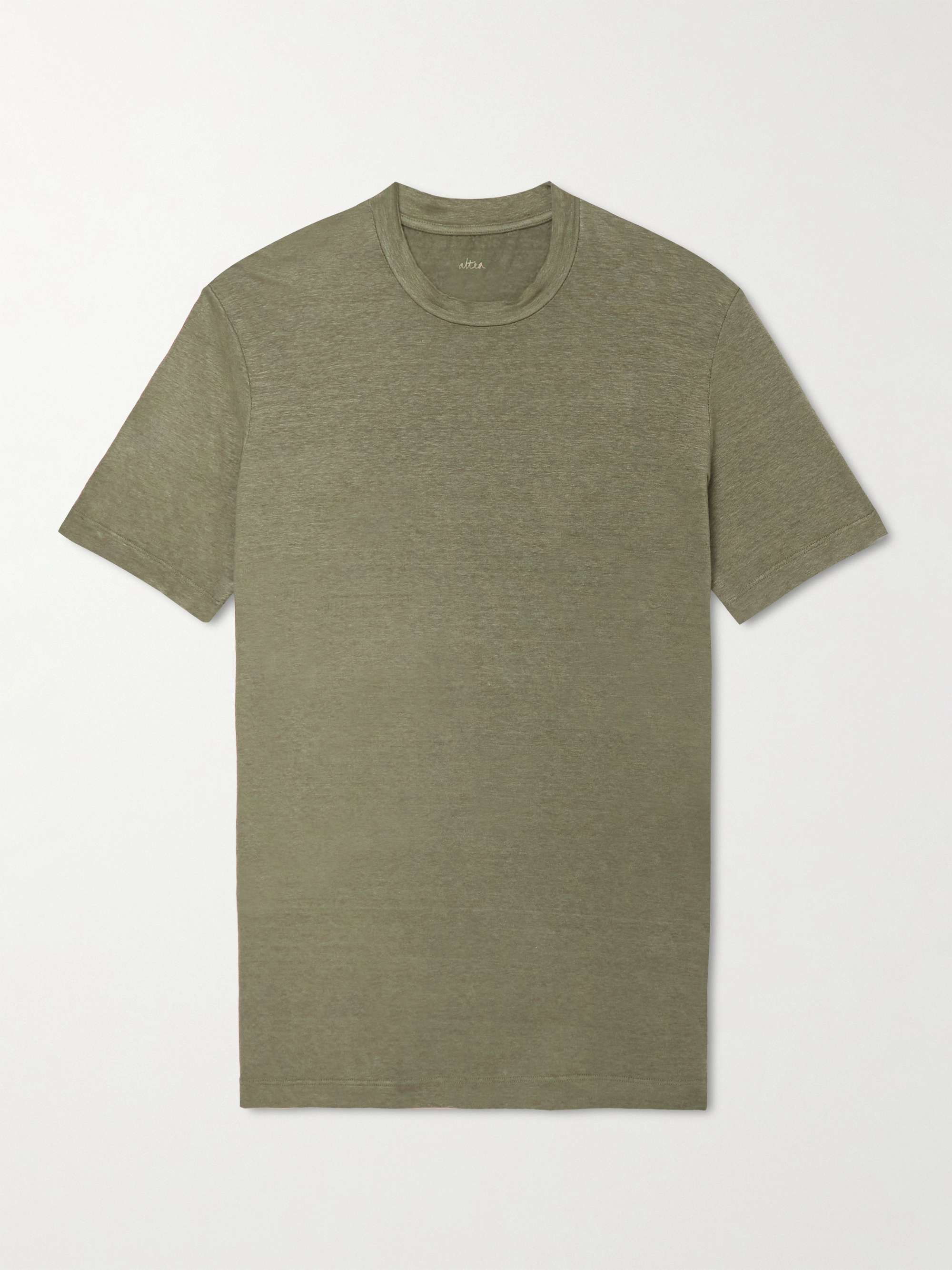 ALTEA Lewis Stretch-Linen T-Shirt