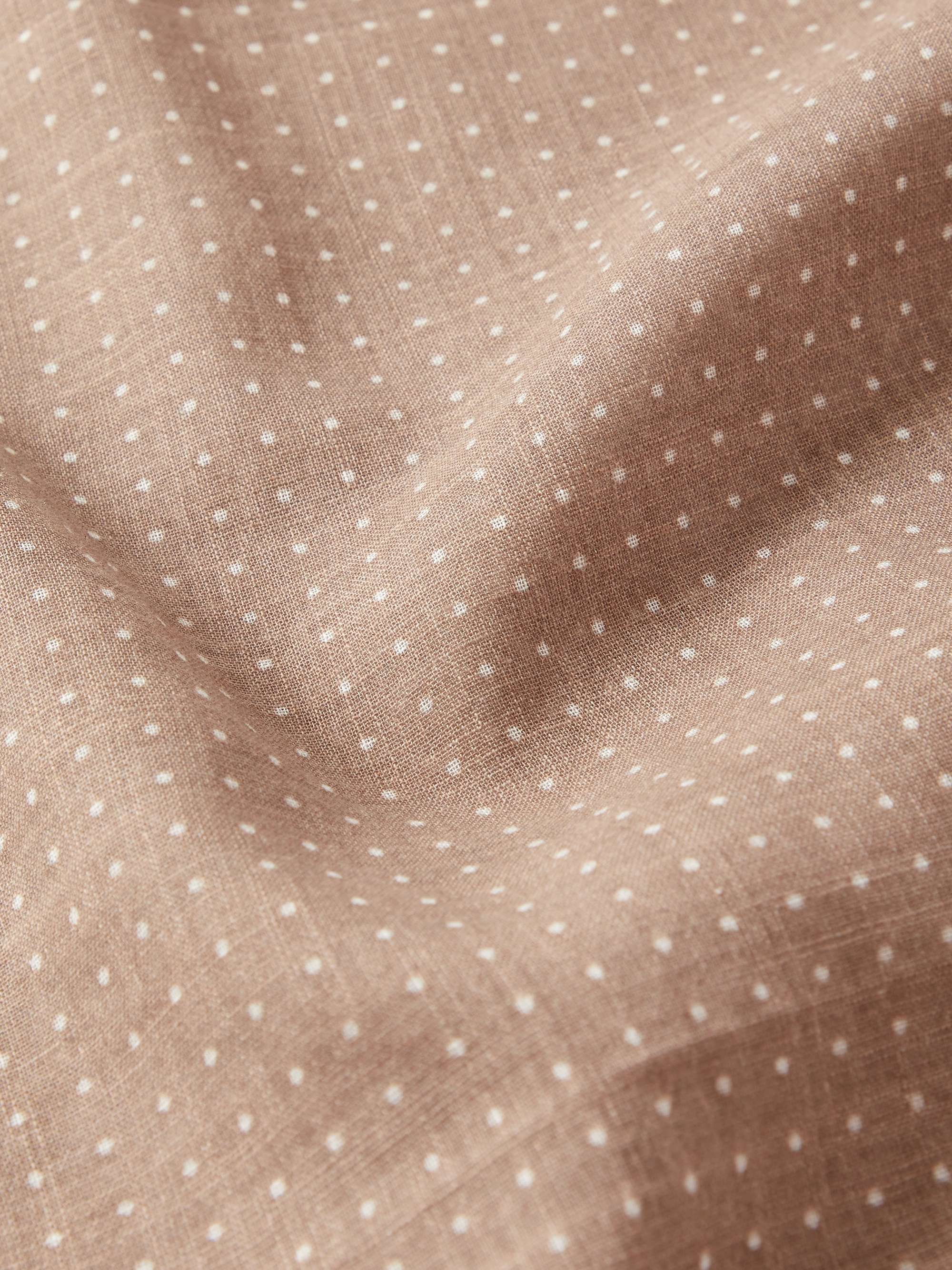 ANDERSON & SHEPPARD Polka-Dot Cotton-Voile Scarf
