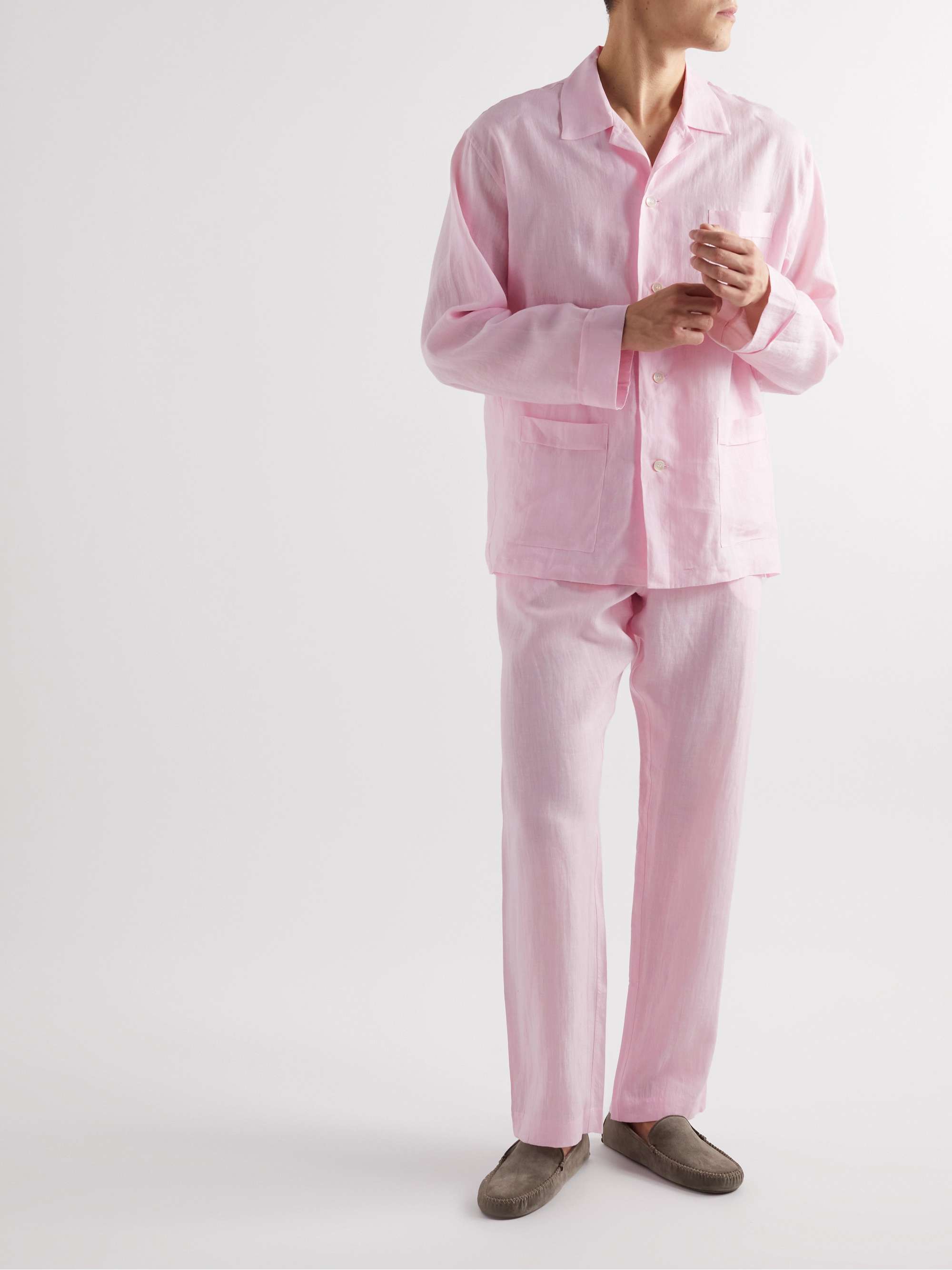 ANDERSON & SHEPPARD Linen Pyjama Set