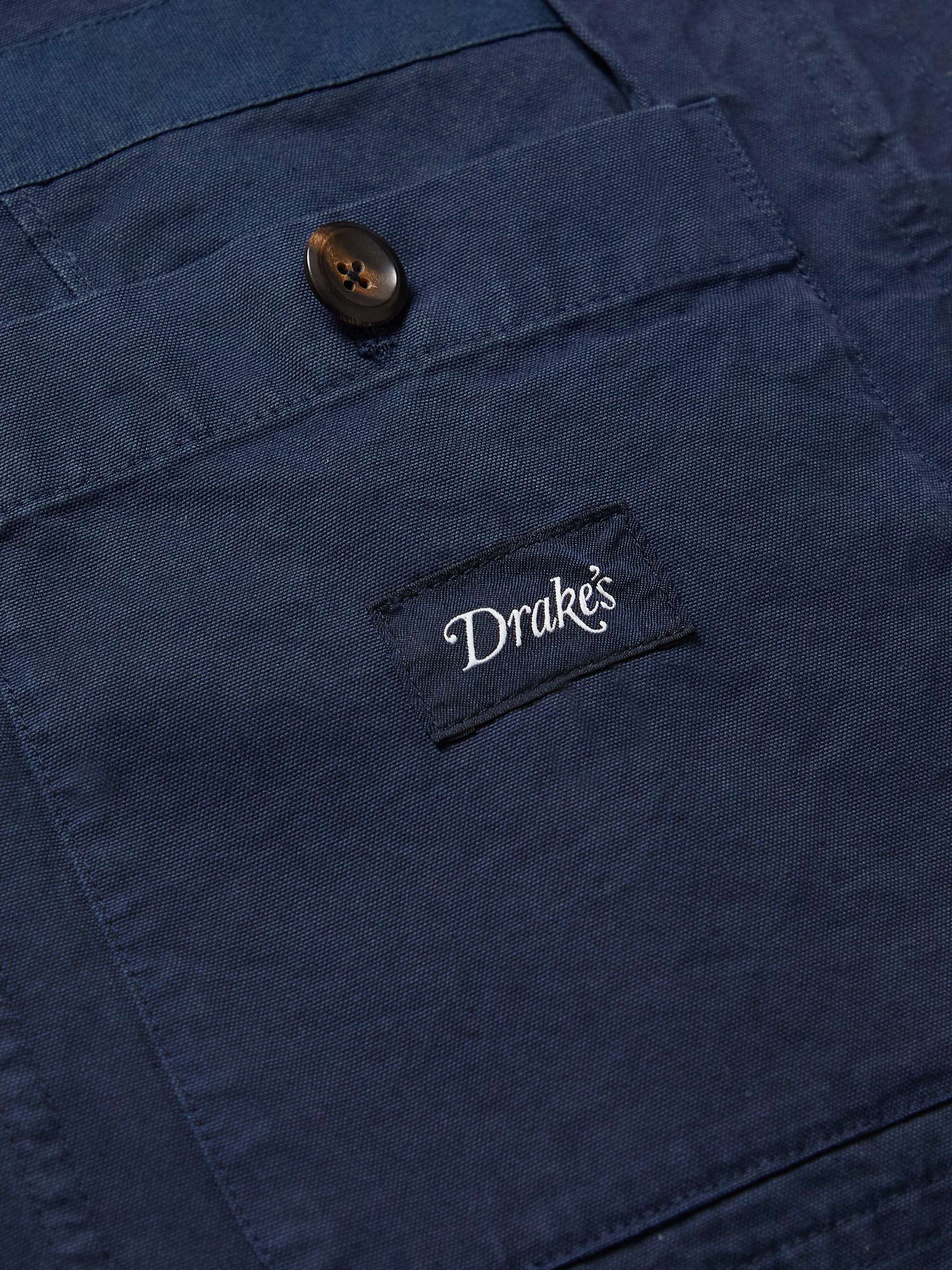 DRAKE'S MKII Cotton-Canvas Blazer