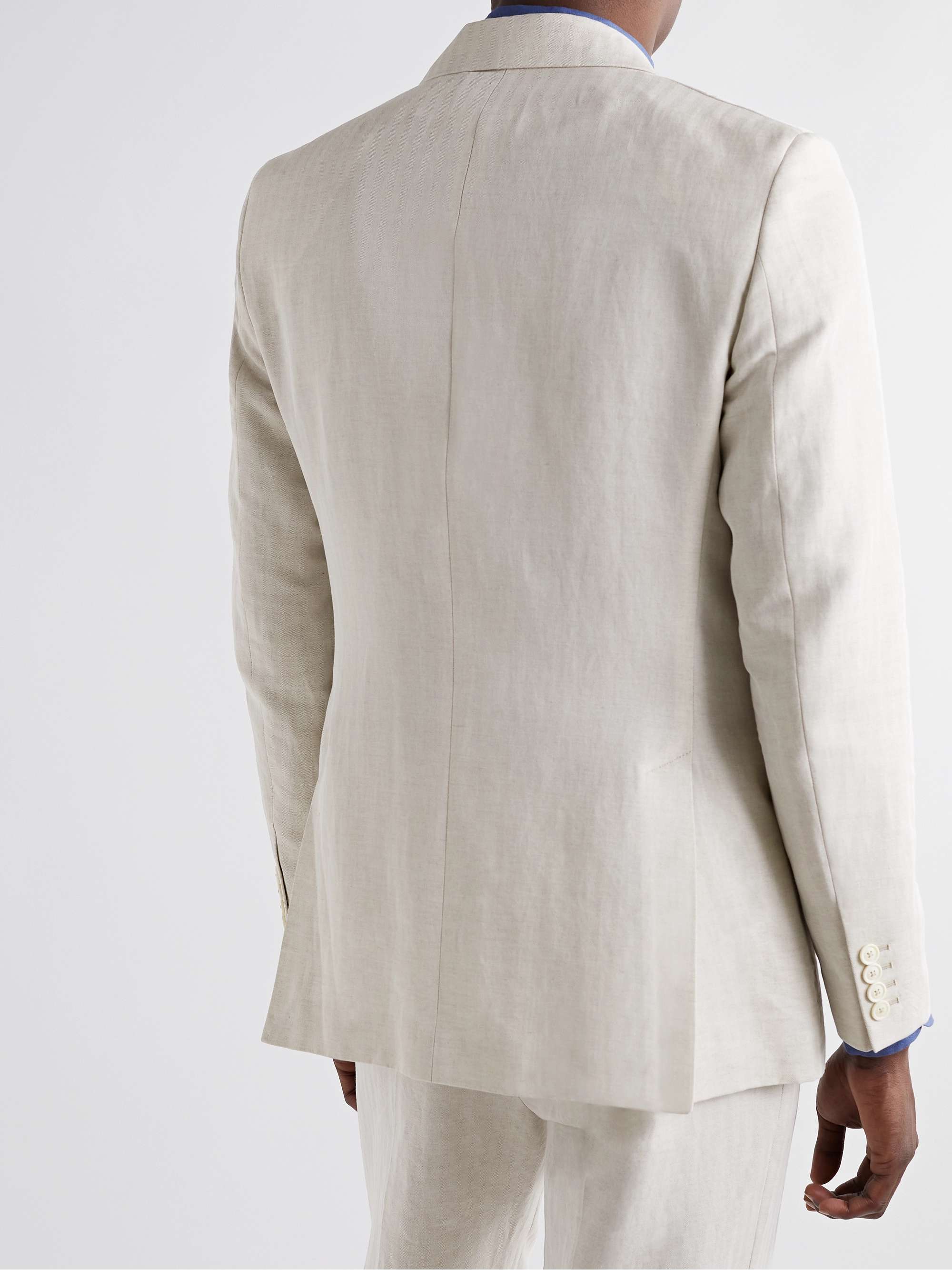 FAVOURBROOK Ebury Slim-Fit Linen Suit Jacket