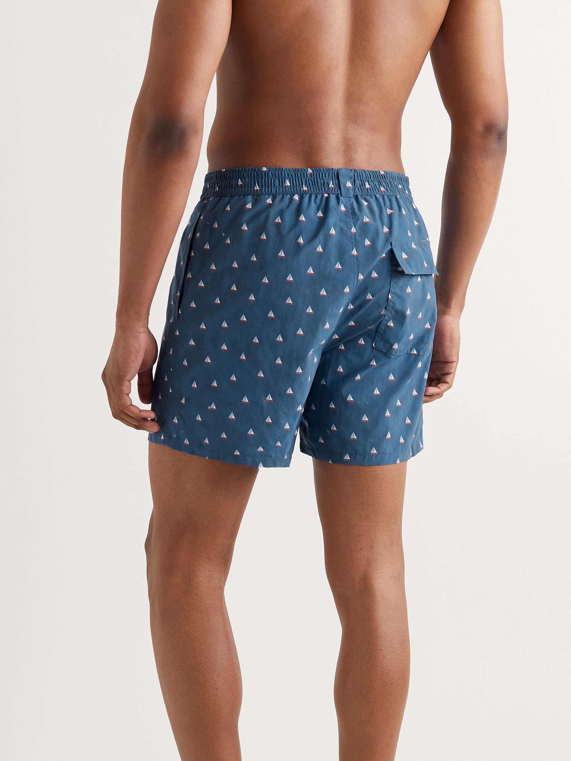 LORO PIANA Mid-Length Printed Swim Shorts