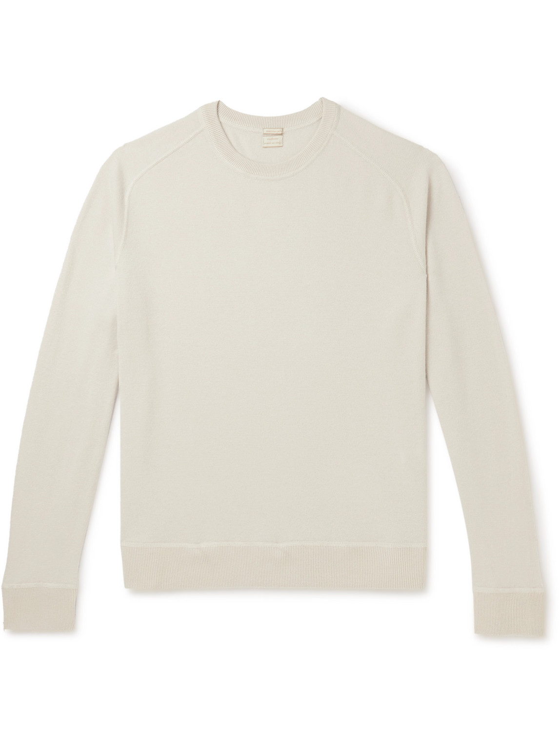 Massimo Alba Garment-dyed Cashmere Sweater In Neutrals