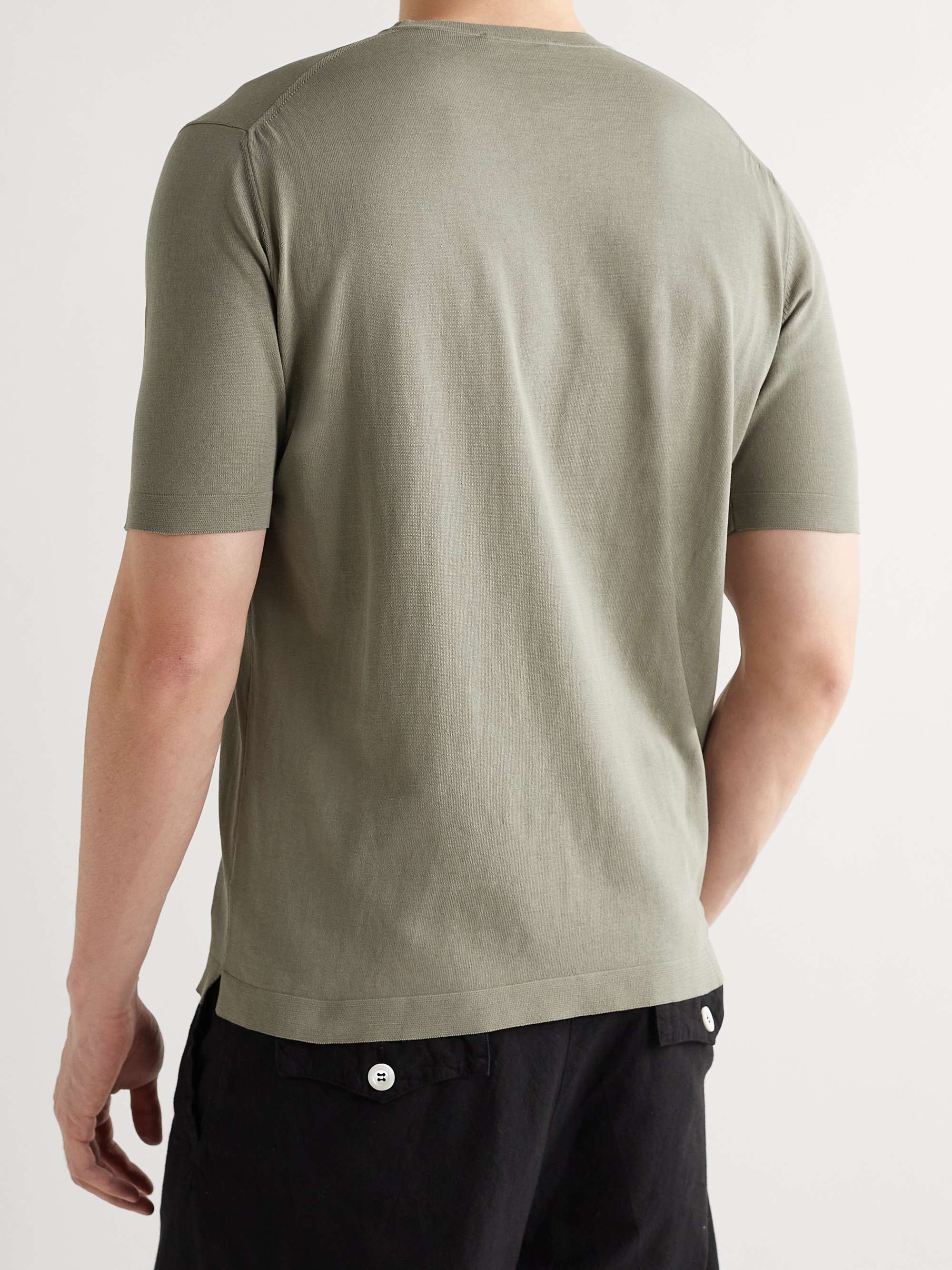 THOM SWEENEY Cotton T-Shirt
