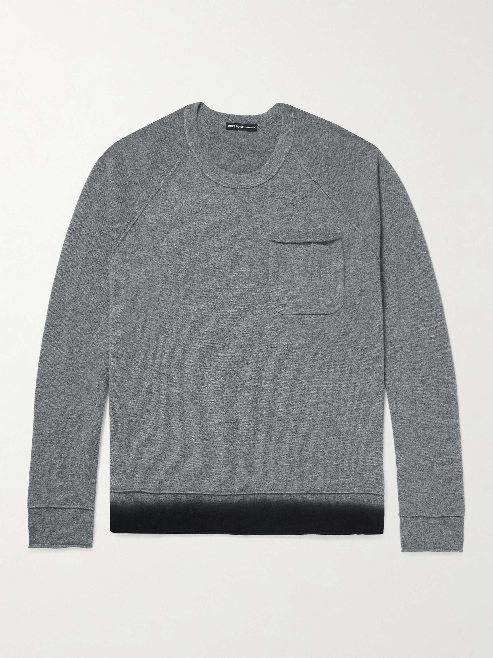 JAMES PERSE Dip-Dyed Cashmere Sweater