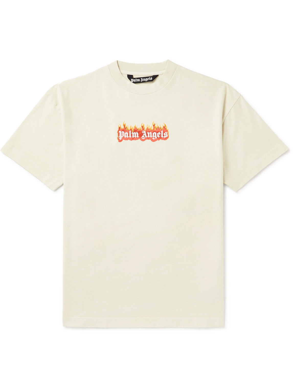Palm Angels Logo-Print Cotton-Jersey T-Shirt