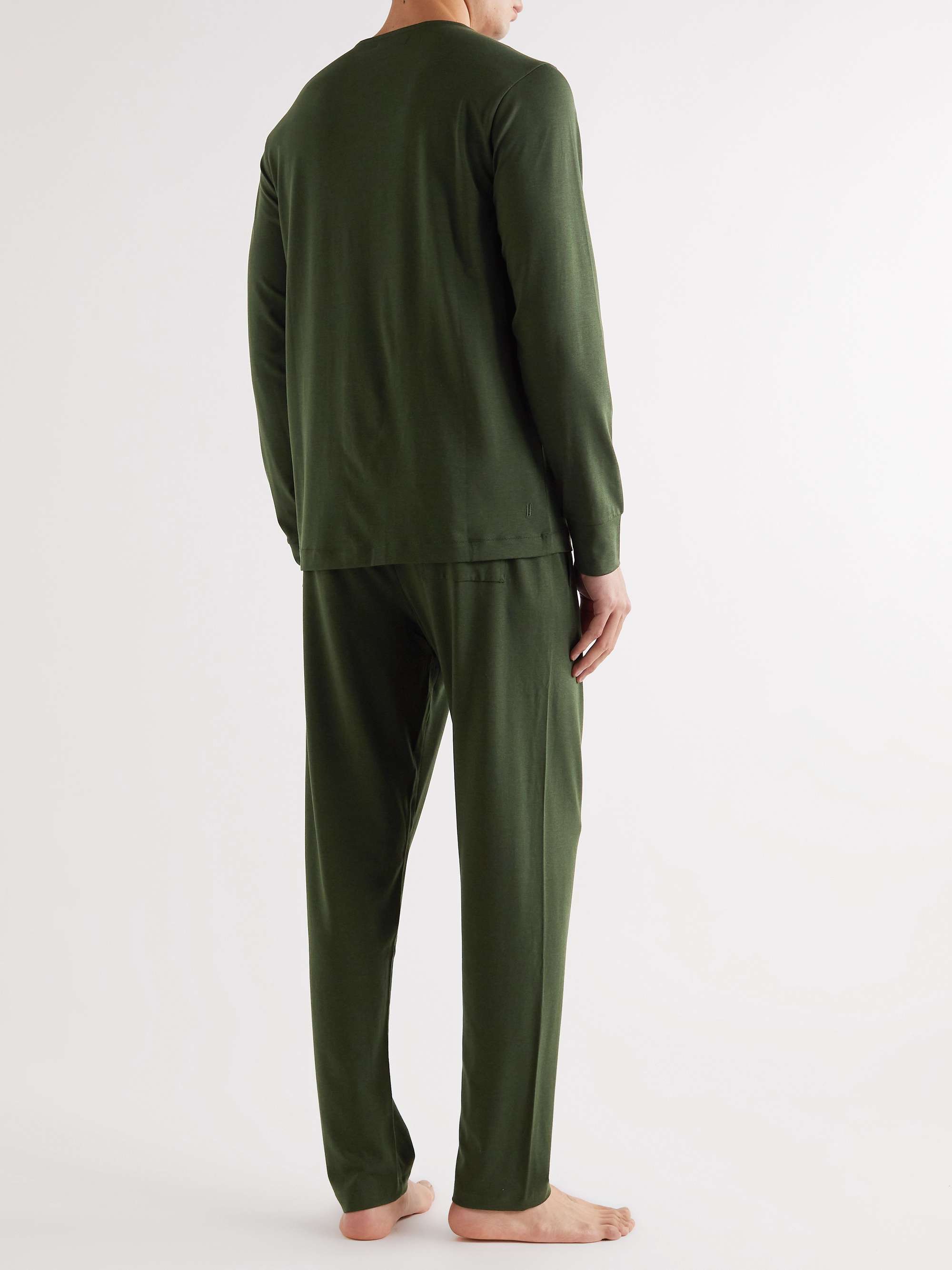 HAMILTON AND HARE Stretch Lyocell and Cotton-Blend Pyjama Set