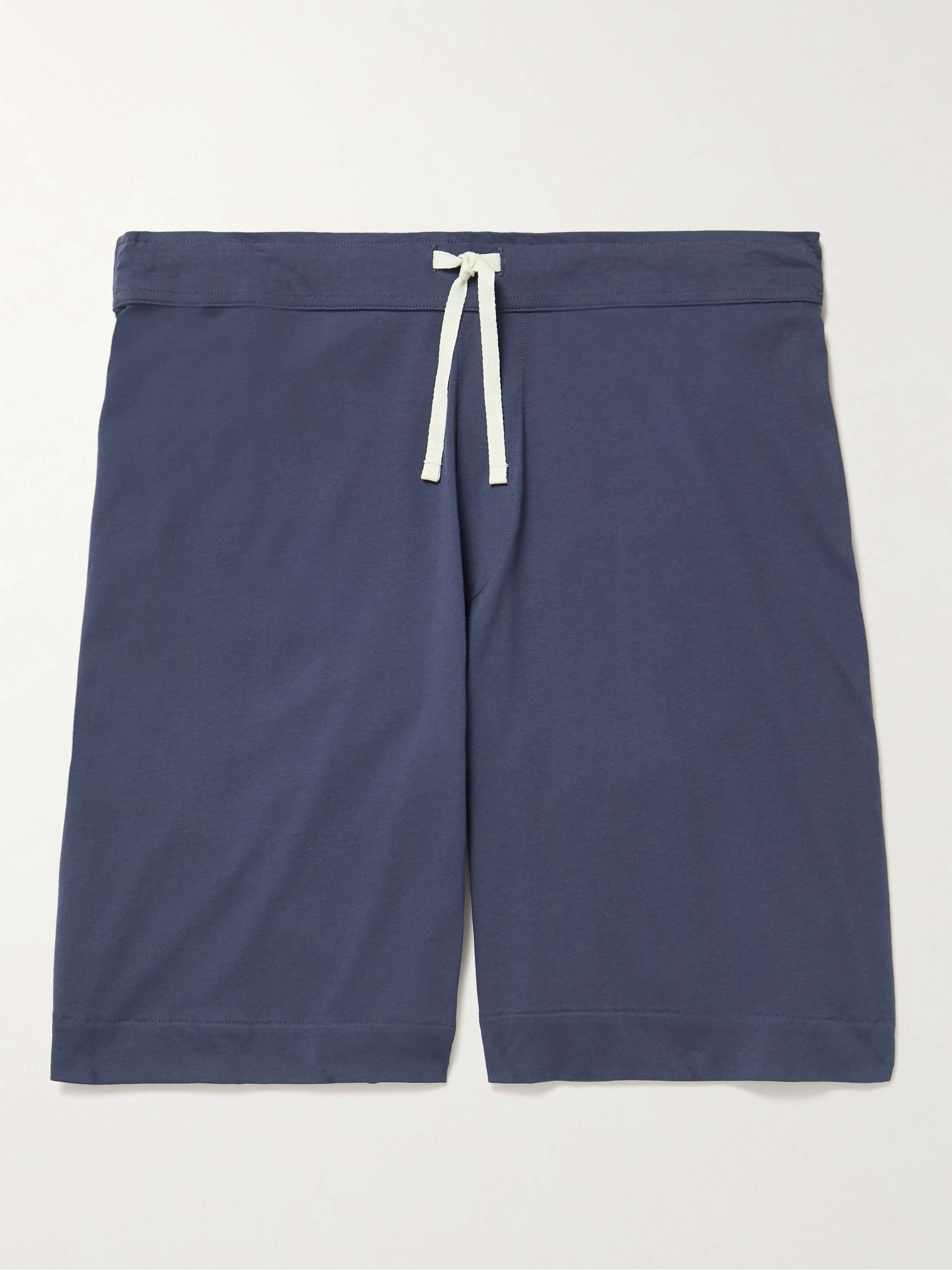 OLIVER SPENCER York Supima Cotton-Jersey Drawstring Shorts