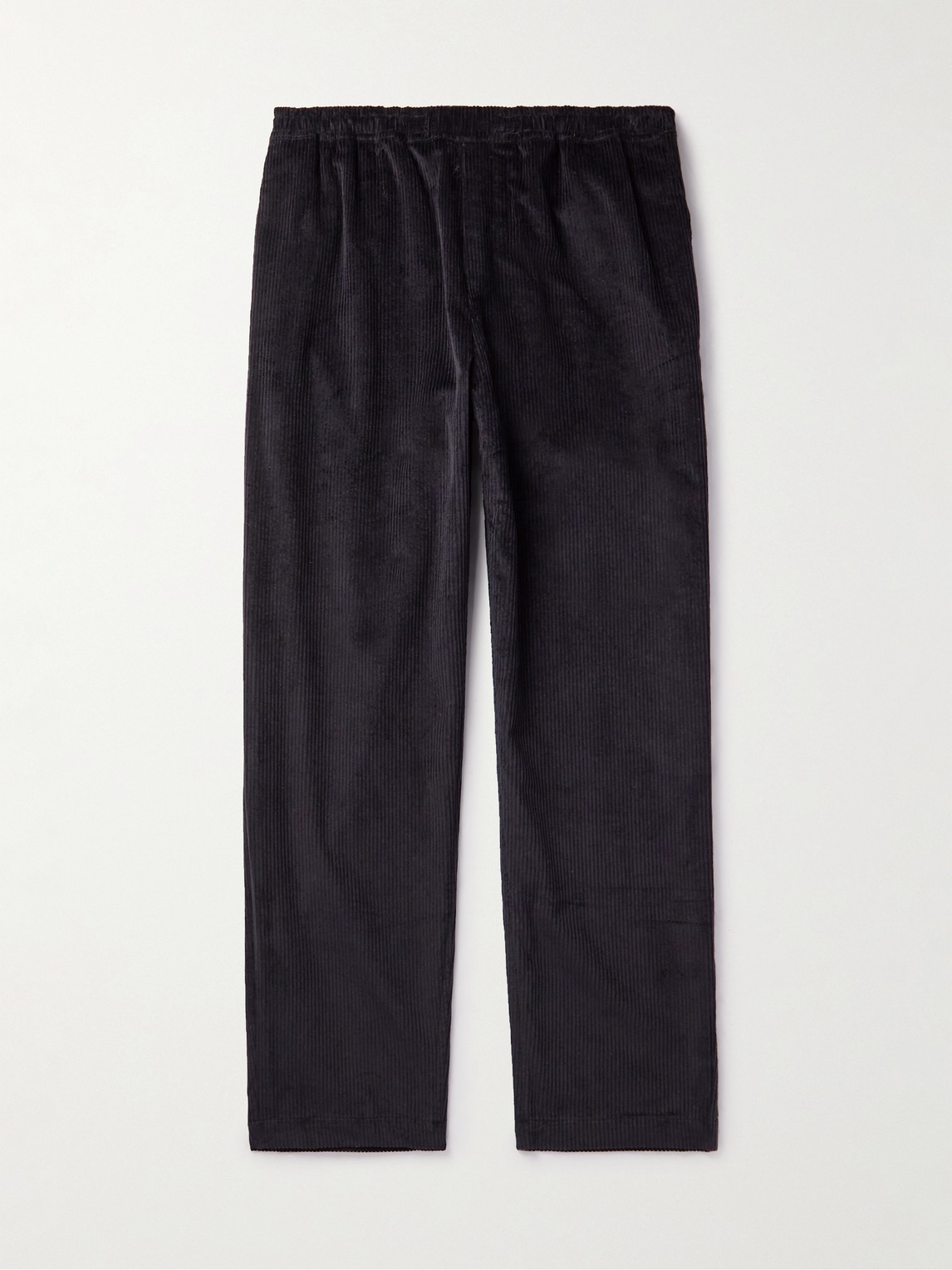 A Kind Of Guise Banasa Tapered Cotton-corduroy Trousers In Blue