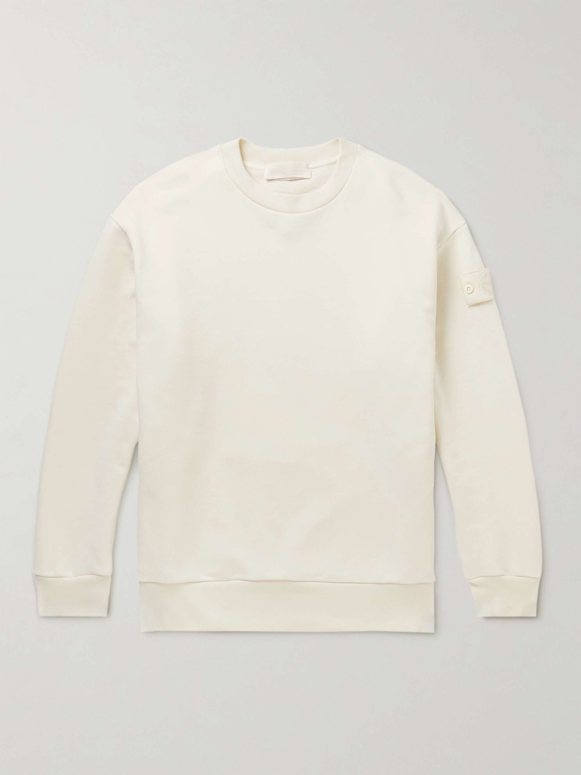 STONE ISLAND Ghost Cotton-Jersey Sweatshirt
