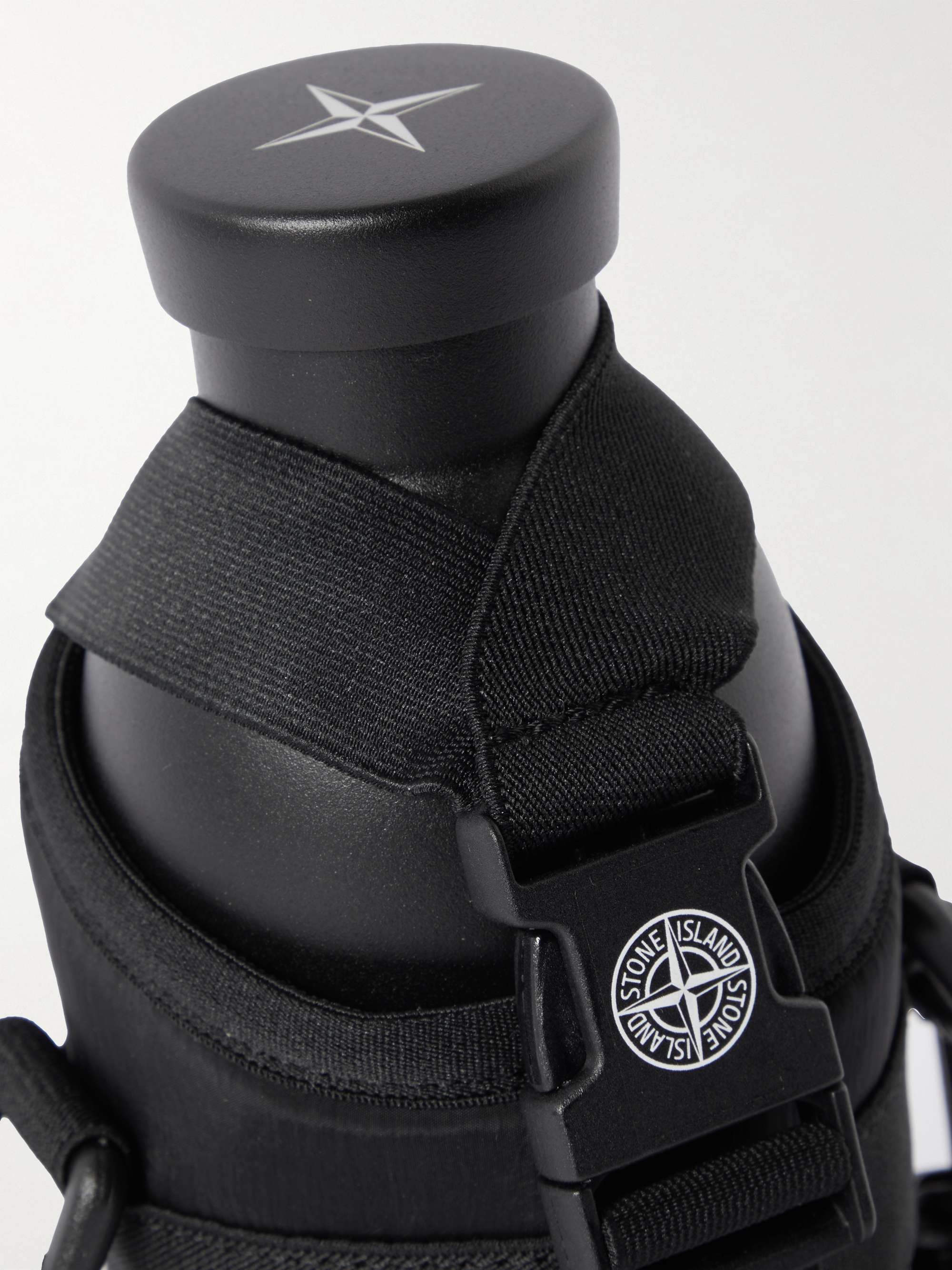 STONE ISLAND Stainless Steel Water Bottle and Nylon Holder