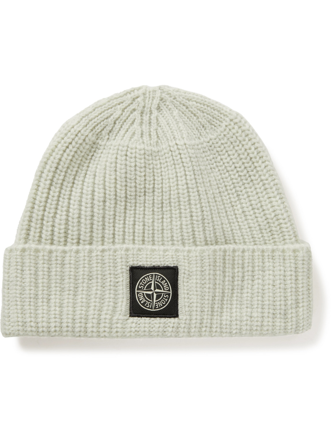 Mens Accessories Hats Stone Island Wool Beanie in White for Men 