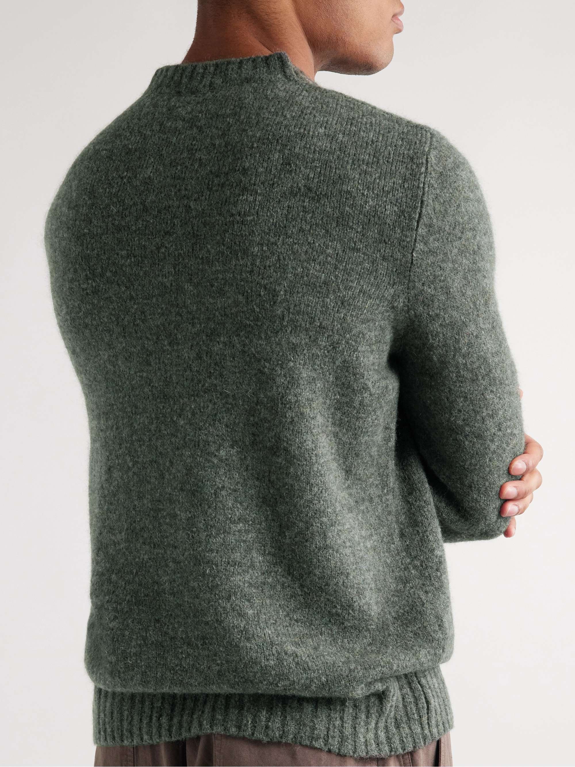 A.P.C. Lucas Brushed Knitted Sweater