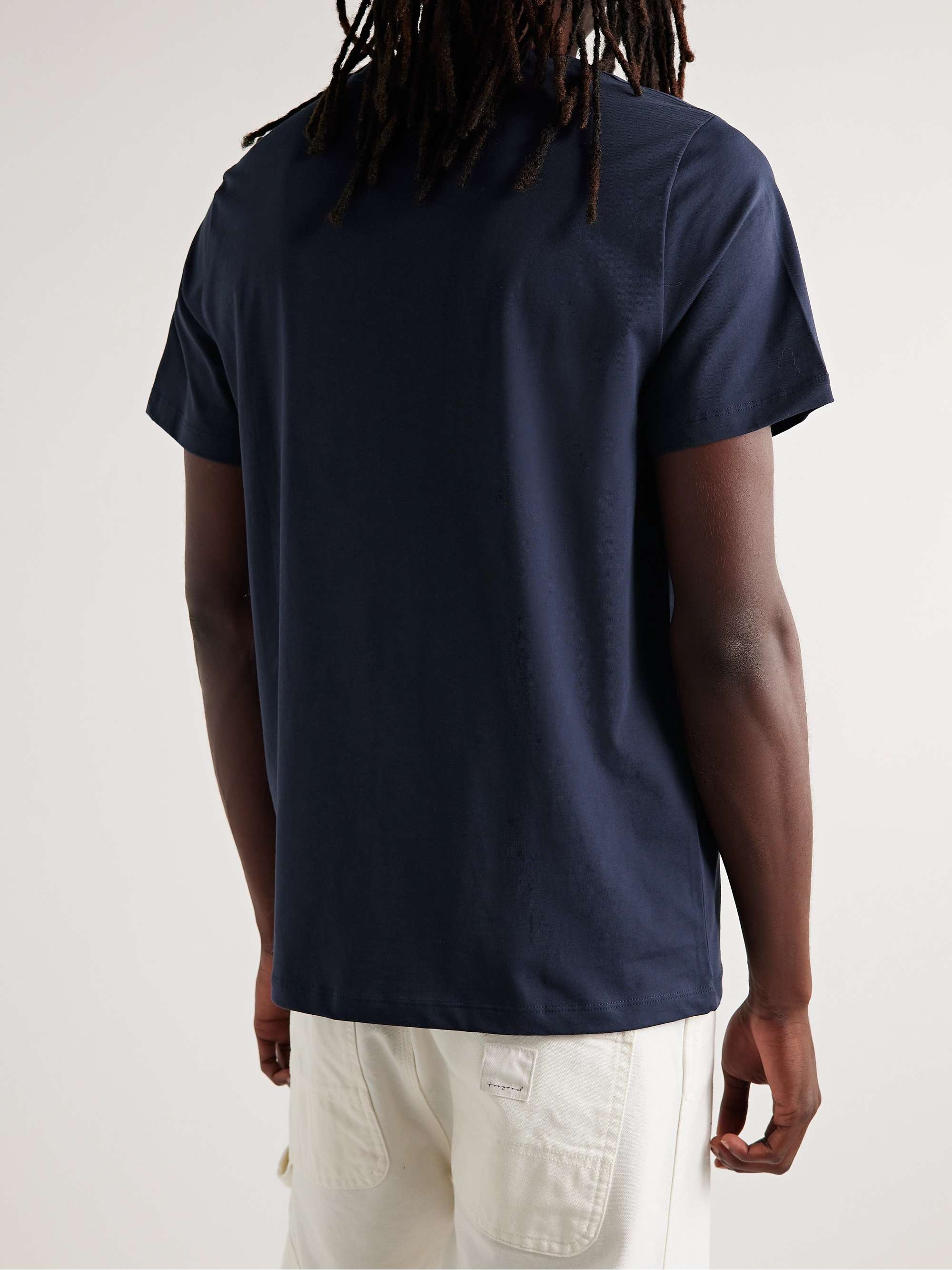 A.P.C. Item Logo-Print Cotton-Jersey T-Shirt