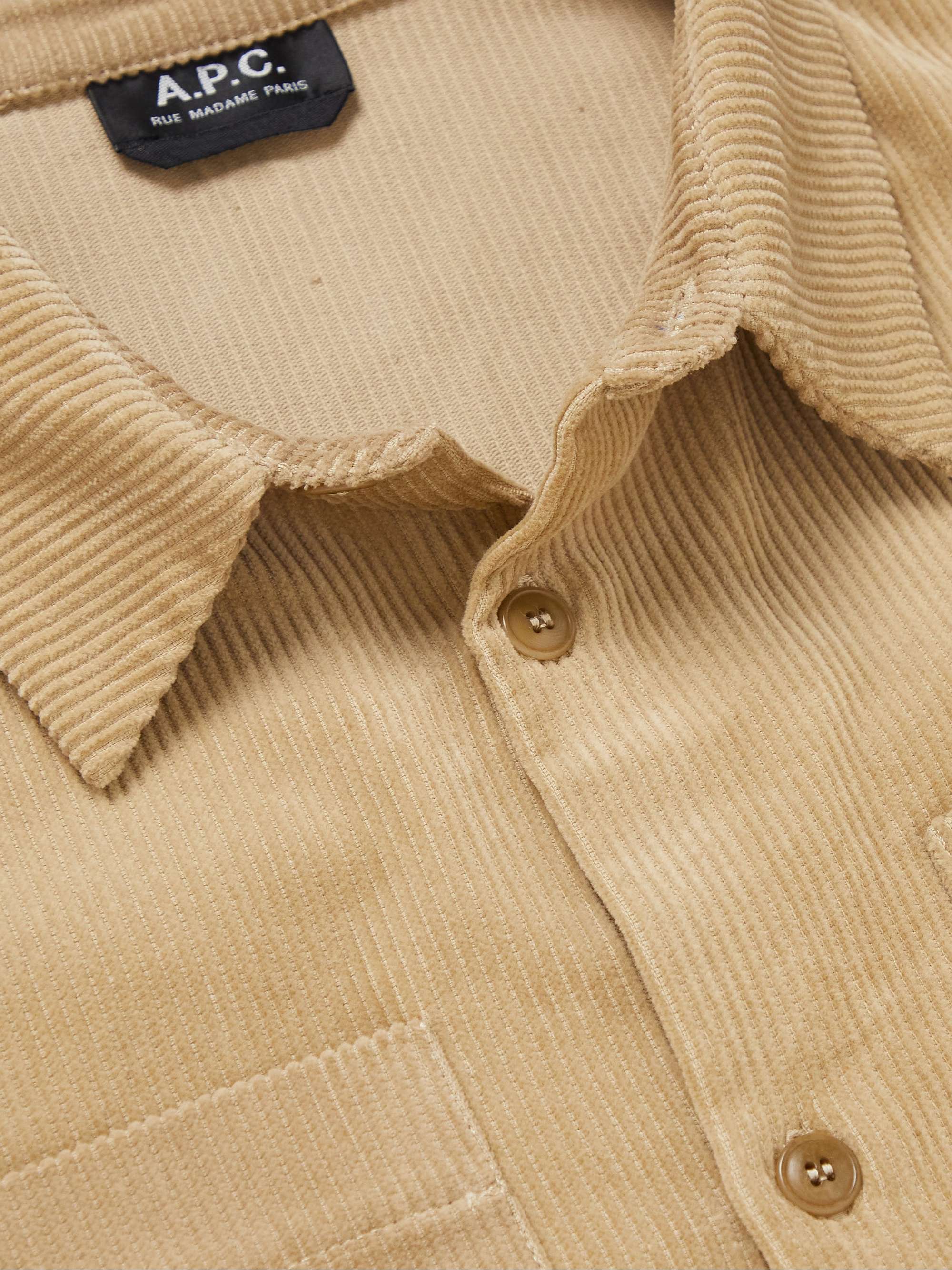 A.P.C. Joe Cotton-Corduroy Shirt Jacket