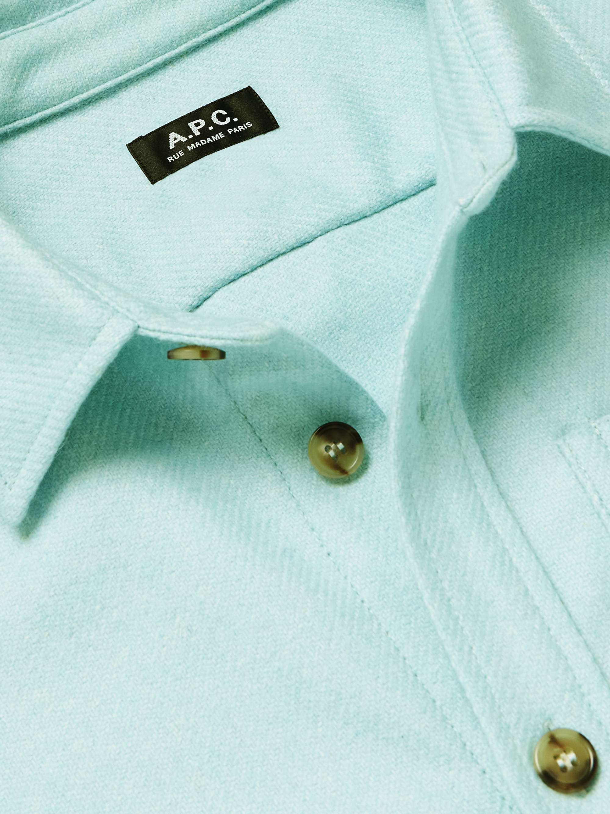 A.P.C. Basile Wool-Blend Overshirt