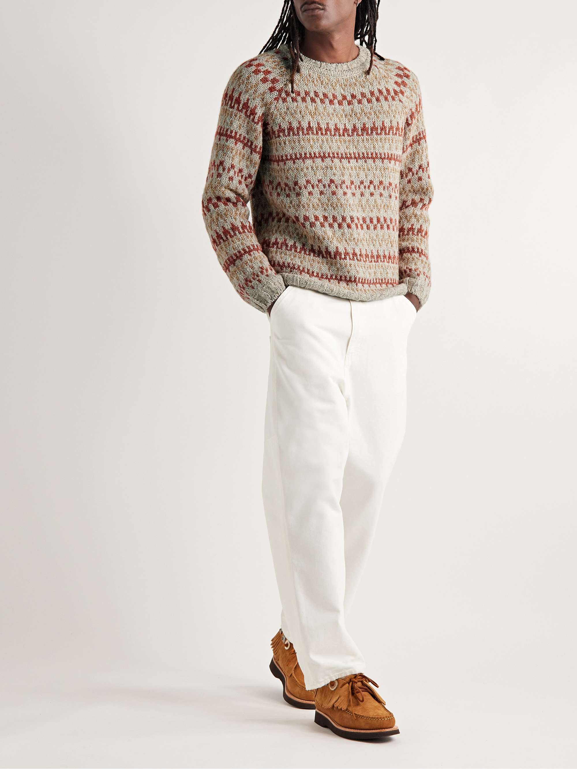 A.P.C. Léonhard Wool-Blend Jacquard Sweater
