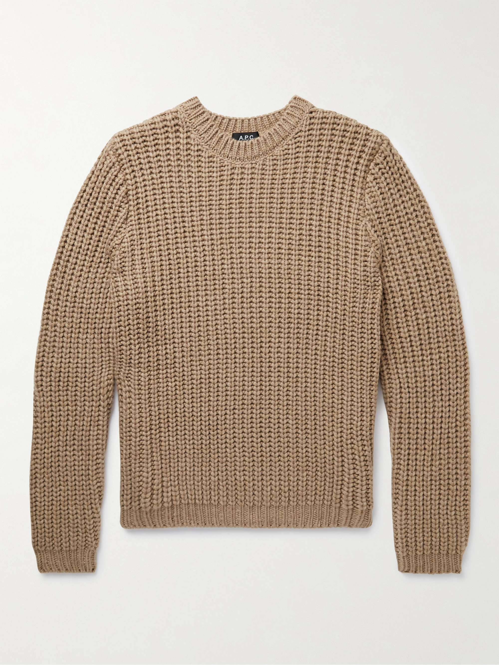 A.P.C. Heini Ribbed Wool-Blend Sweater